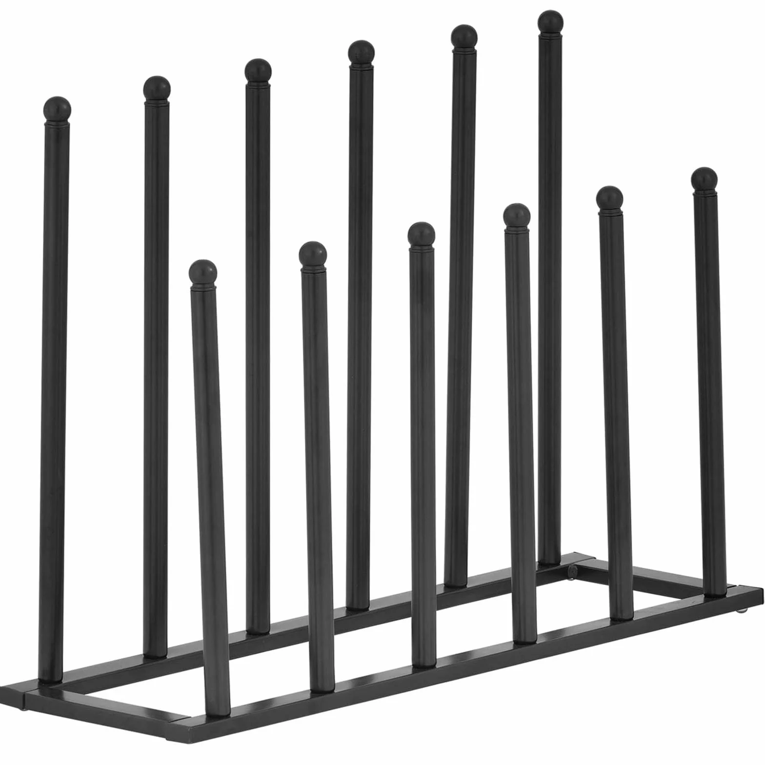 Estante para Botas de Metal Negro, Zapateros Independientes, Almacenamiento de boteros para Botas Altas, Botas Vaqueras, Botas de Lluvia, Botas para Caminar,Negro,L