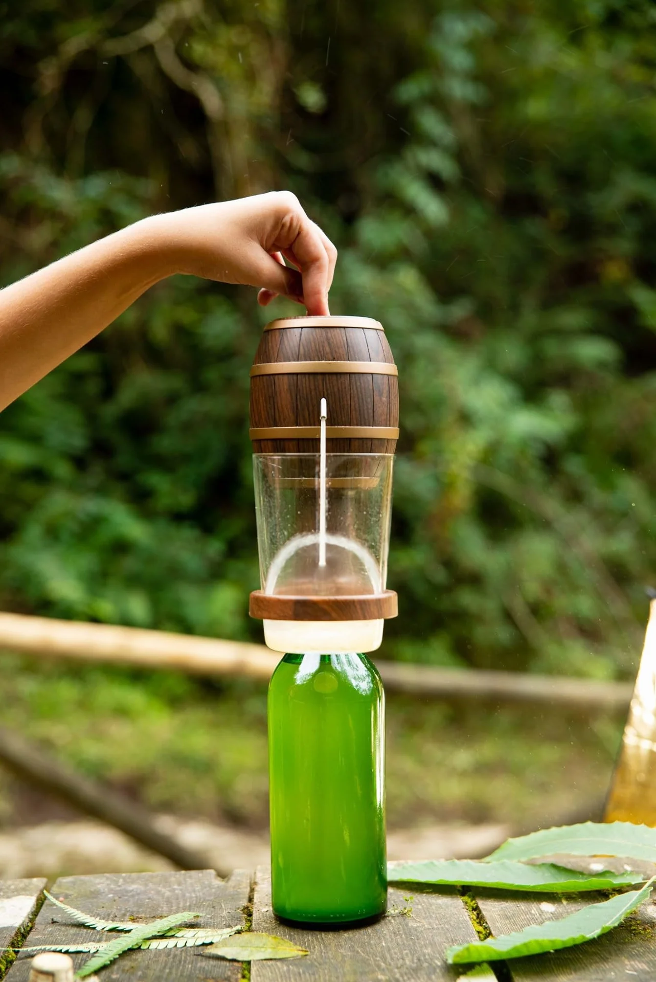 Escanciador de Sidra Electrico - Regalos Originales para Hombre - Echador de Sidra con bateria para Disfrutar un Culín de Sidra Fresco y Burbujeante - Dosificador Sidra (Bar)