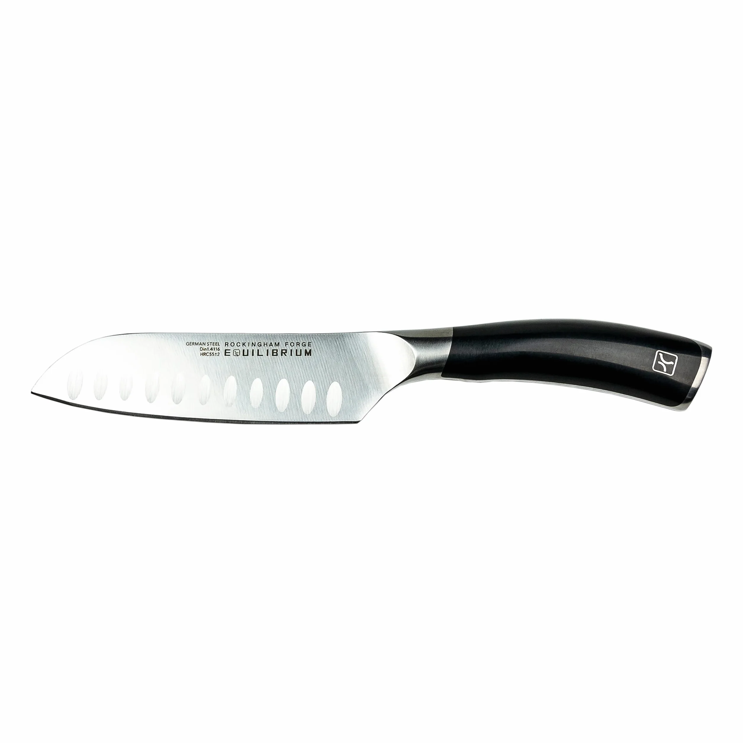 Cuchillo Santoku Rockingham Forge Equilibrium Series, 12,5 cm, acero inoxidable alemán de primera calidad
