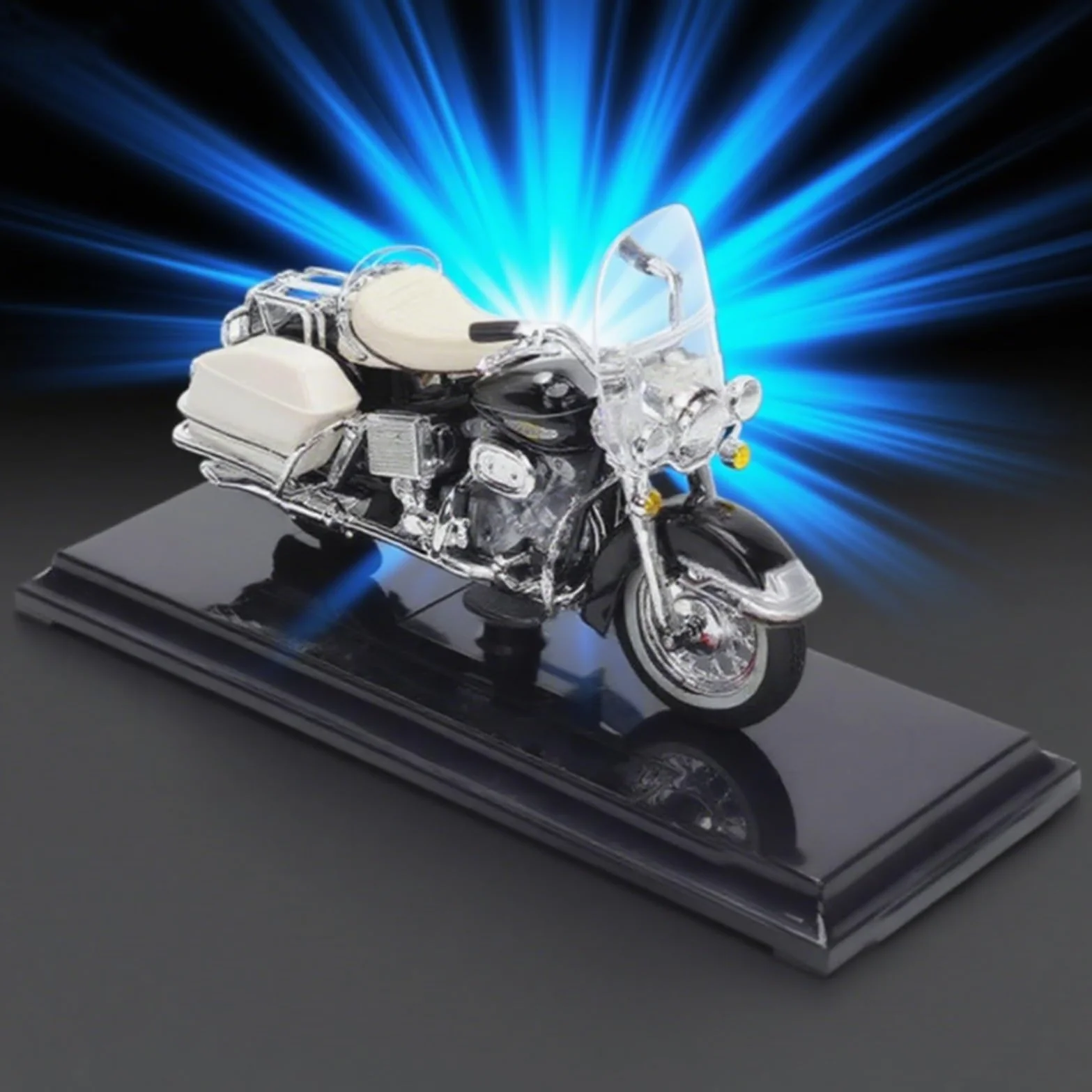 Modelo a escala de moto Moto De Juguete En Miniatura Metal Fundido A Presión A Escala 1/18, Regalo Colección Para Harley FLH Para Electra Glide 1968