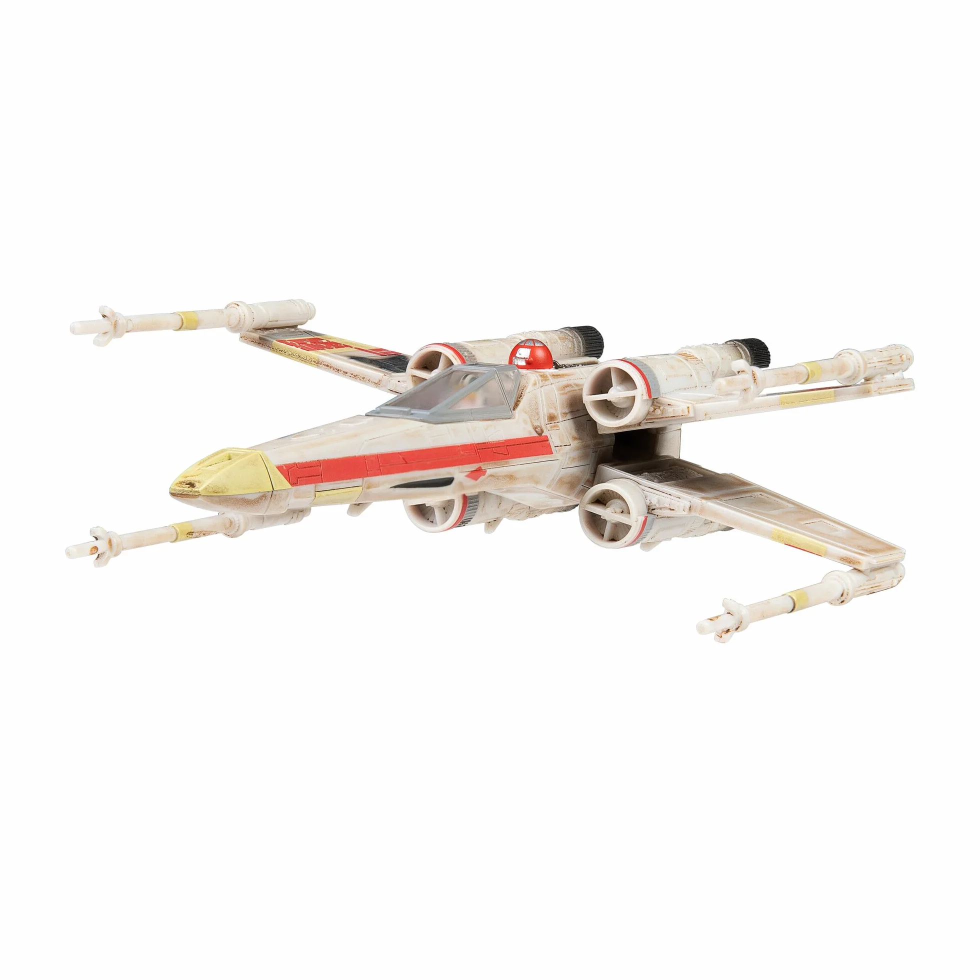 Star Wars Micro Galaxy Squadron SWJ0092 X-Wing, Wedge Antilles & R2-A3, 12,5 cm vehículo con Figuras