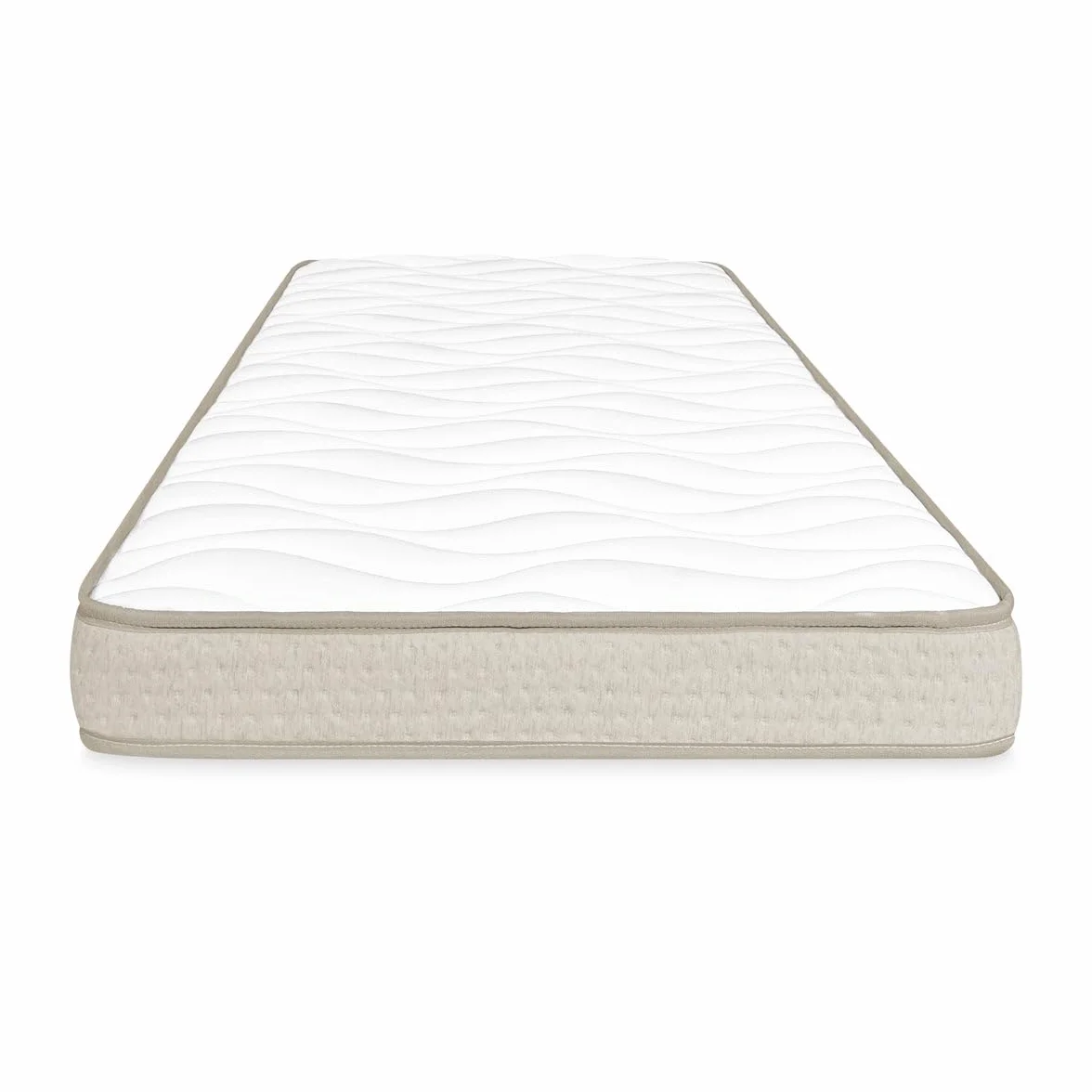 DEKIT - Pack Ahorro Juvenil Cama Nido con cabecero Top, 1 somier Lama Ancha y 2 colchónes viscoelásticos Nova 90 x 190 cm