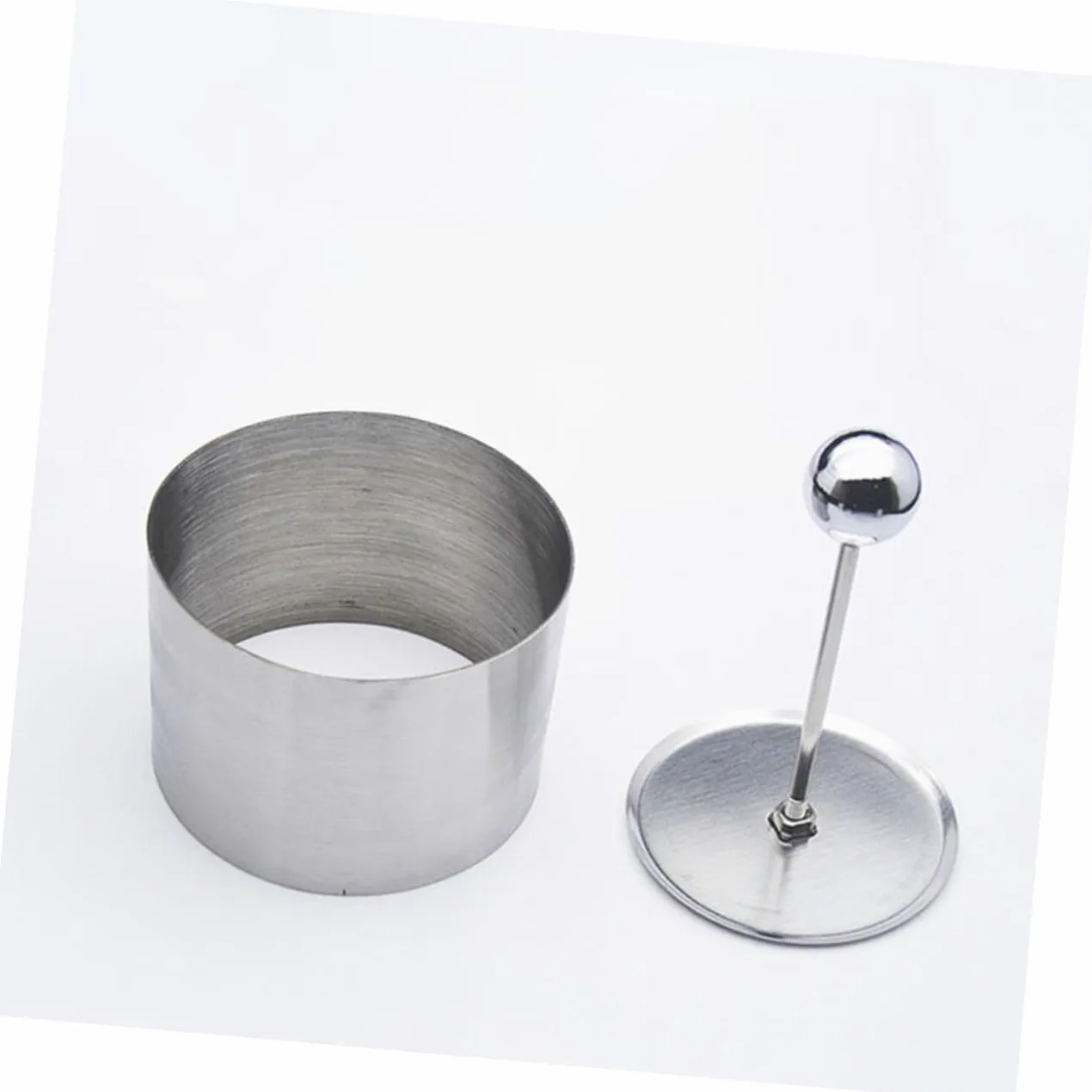 Molde Bordes Lisos de Acero Inoxidable Redondo para Platos Fríos Mantiene la Forma de Alimentos Herramienta Práctica para Cocina y Repostería