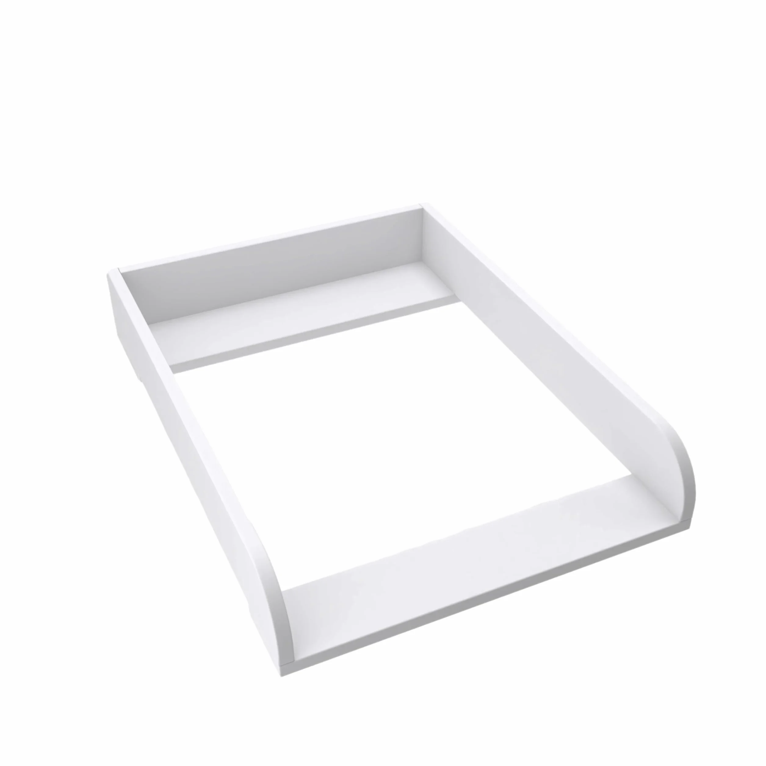 Cambiador para Hemnes, Accesorio para Cómodas 50 cm, Desmontable, Blanco, 72x54 cm