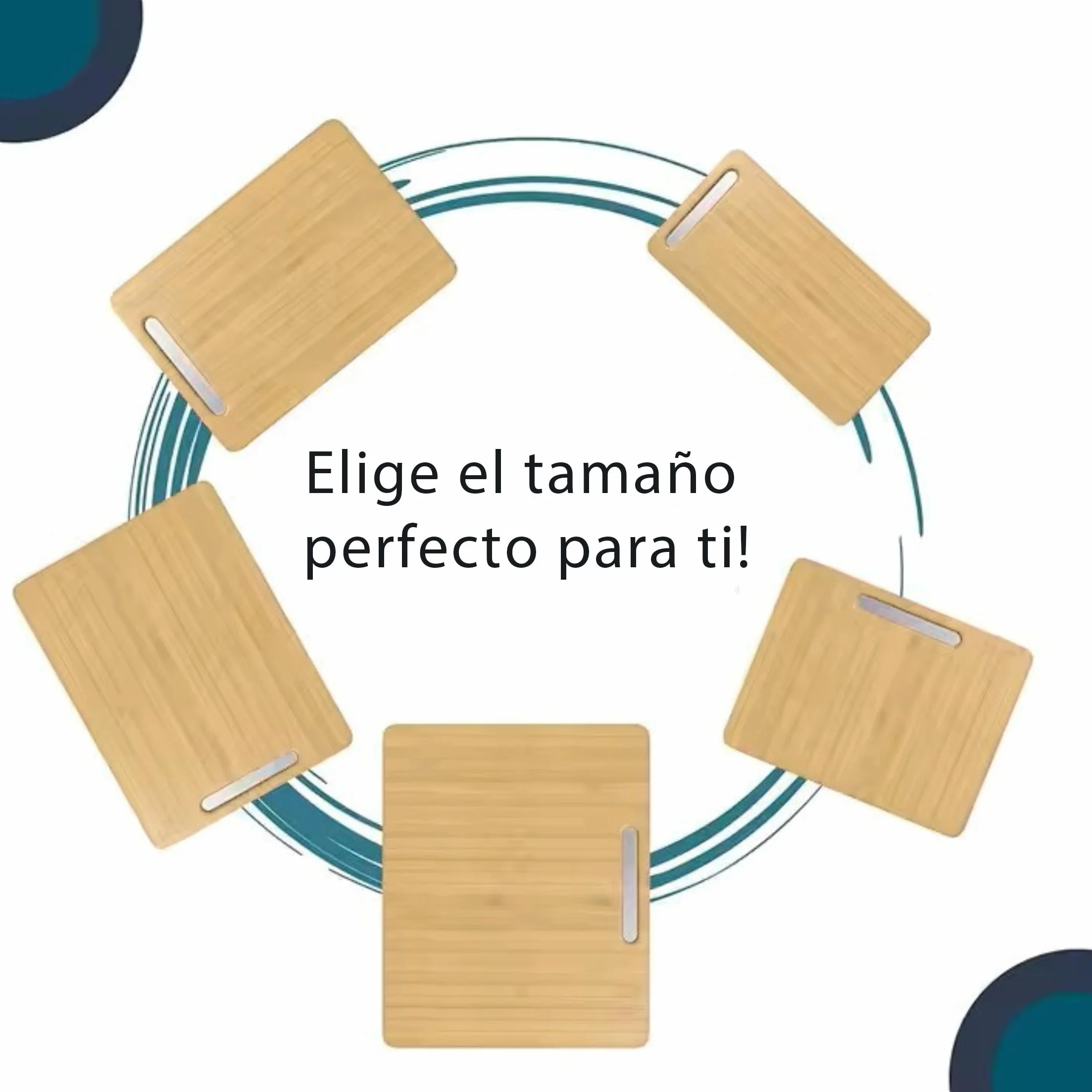 Igma Bandeja Deslizante de Madera Natural para Cafetera y Electrodomésticos - Tabla Deslizante Elegante y Resistente para Cocina - Soporte Deslizante de Bambú (S)