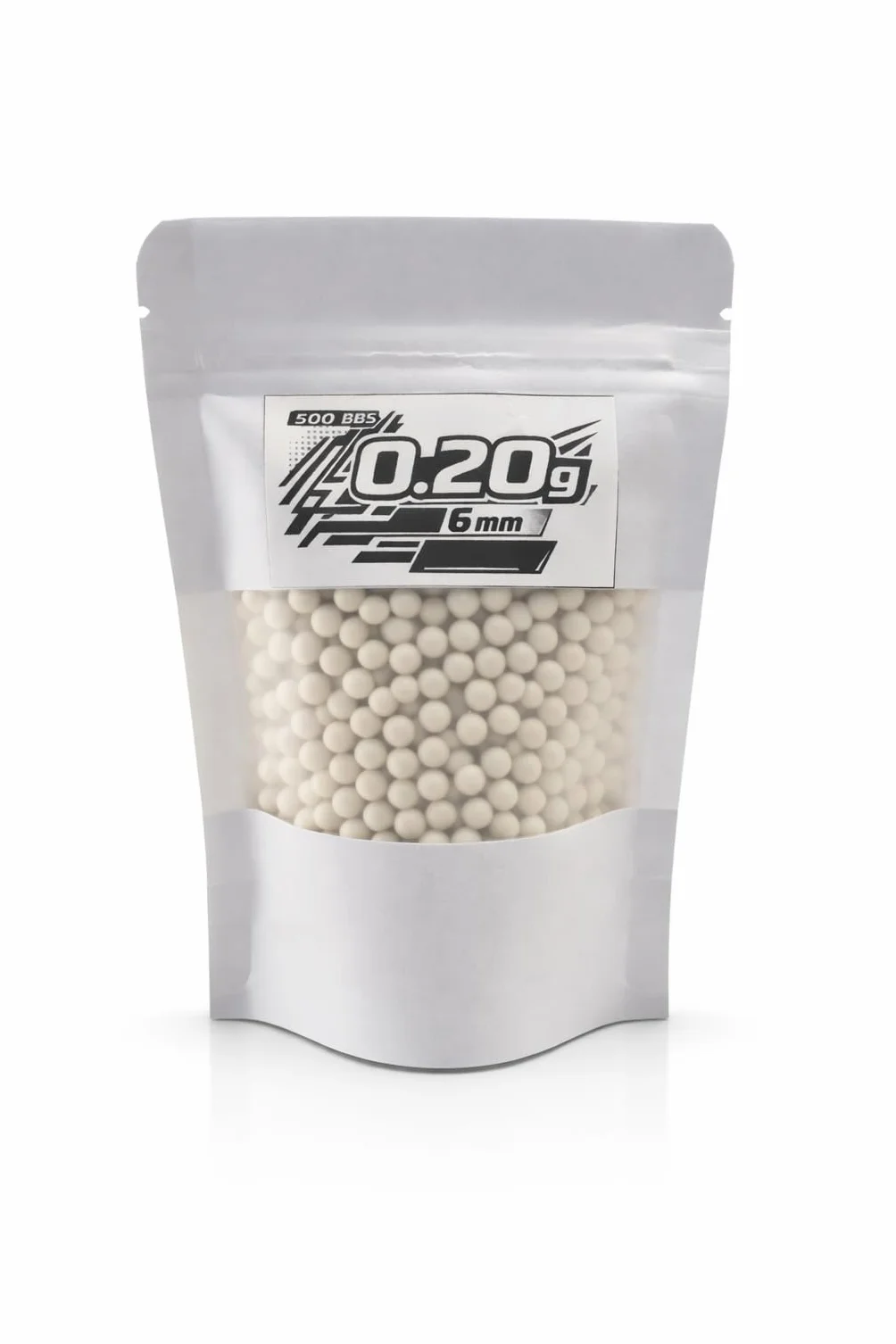 Bolas de Airsoft 0.20g 6mm 500 Unidades No Biodegradable para Réplicas