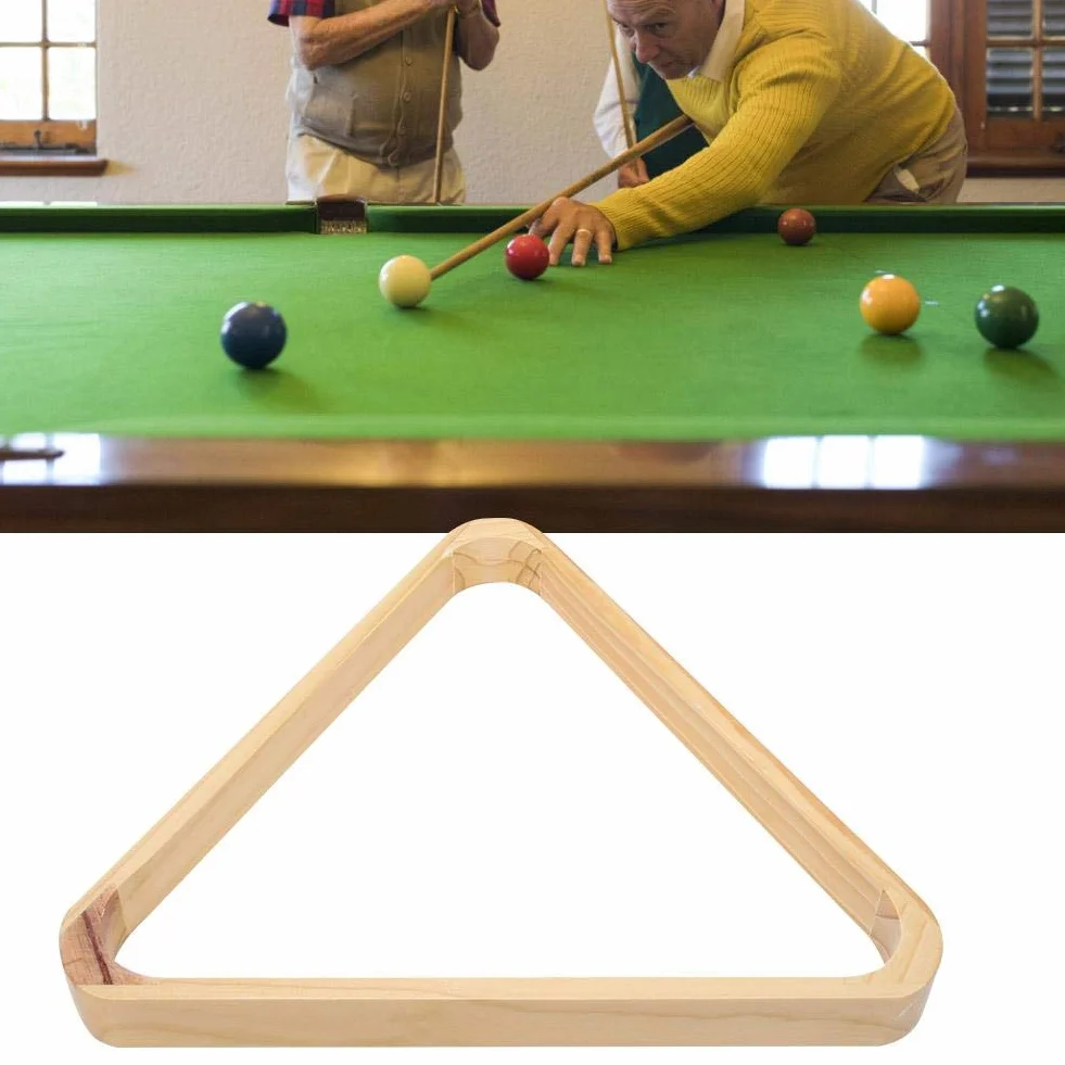 Rack de Bolas de Billar Profesional de Madera Accesorio para Mesa de Billar