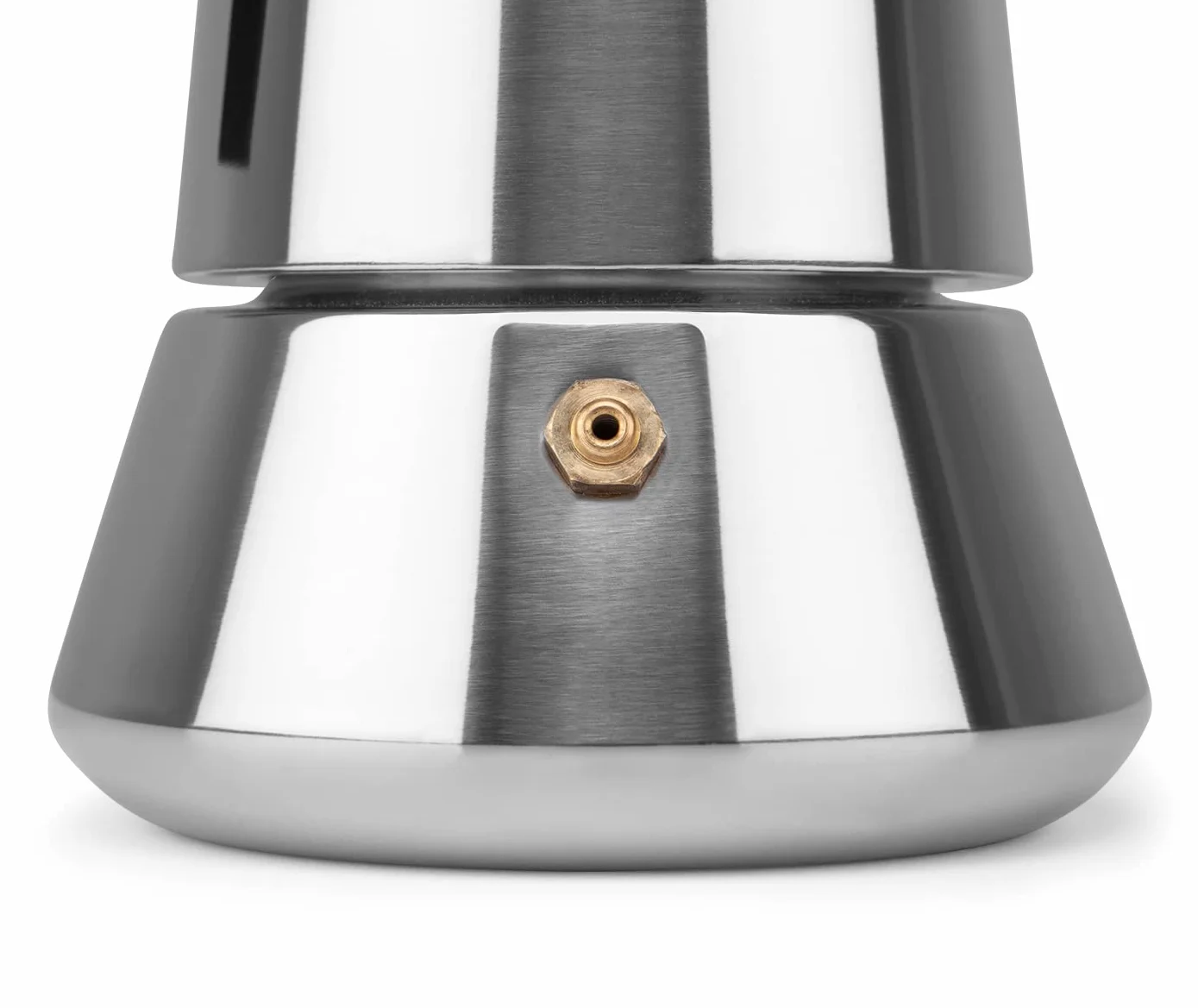 Orbegozo KFI 460 , Cafetera italiana inducción , 4 tazas , mango ergonómico, apta para cocinas de gas, eléctricas y de vitrocerámica, se puede usar en lavavajillas, color acero inoxidable