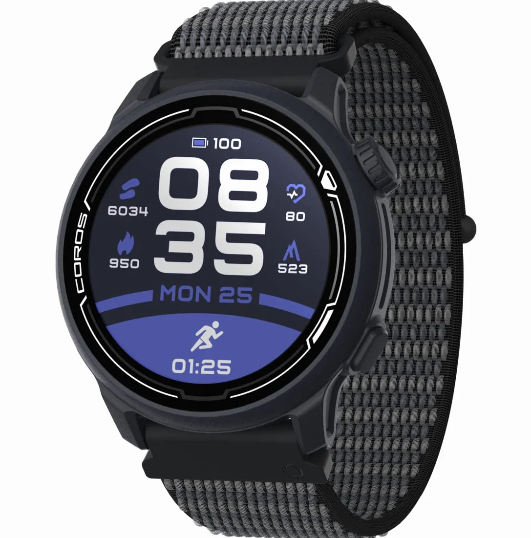COROS Pace 2 Premium GPS Sport Watch Dark Navy Nylon Band