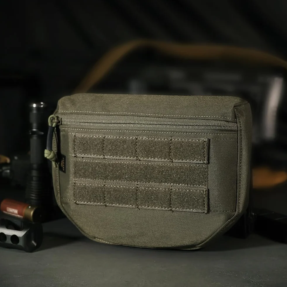 KRYDEX GEAR Dump Pouch Tactical Drop Bag for JPC CPC AVS Vest with Hook and Loop