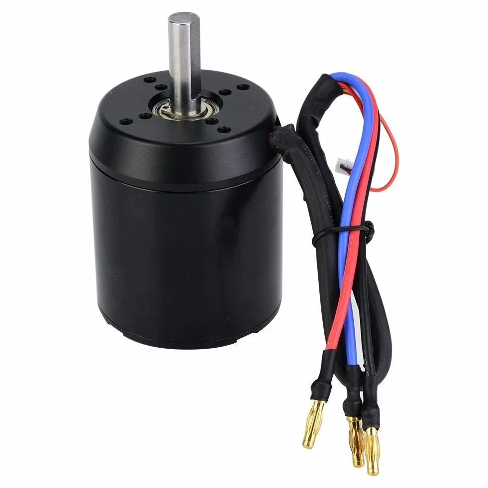 Motor sin escobillas 6384 AA 120 KV BLDC Outrunner Sensored para Scooter Eléctrico Monopatín