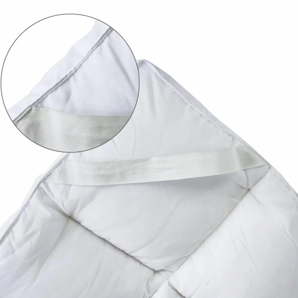Bedecor Sobrecolchon 90x200cm, Cubre Colchon Acolchado de Microfibra con 600GSM Poliester, Super Suave, Calidad de Hotel, hipoalergénico, Lavable a Maquina