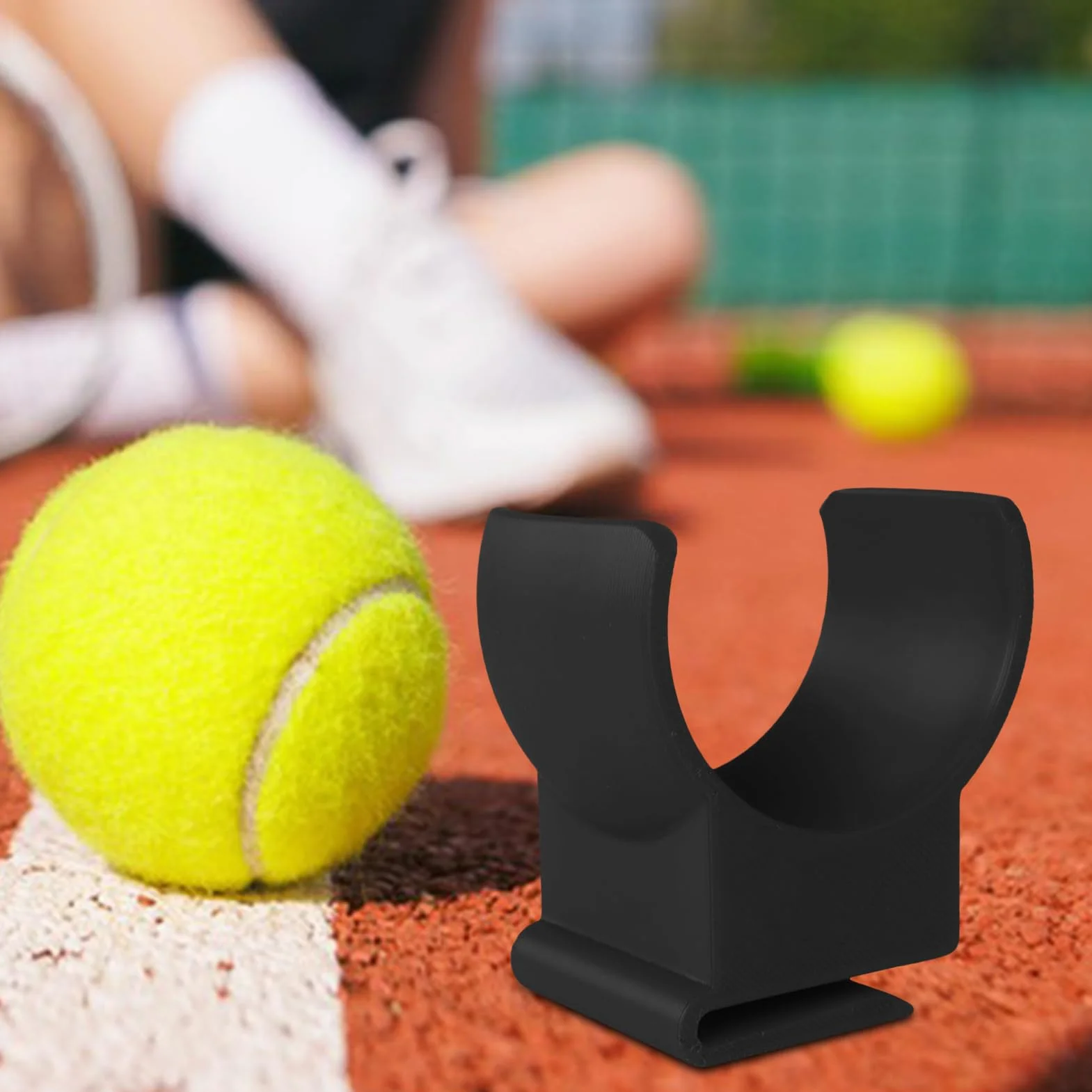 Clip Organizador de Bolas de Tenis, Portabolas de Cintura para Almacenaje Deportivo