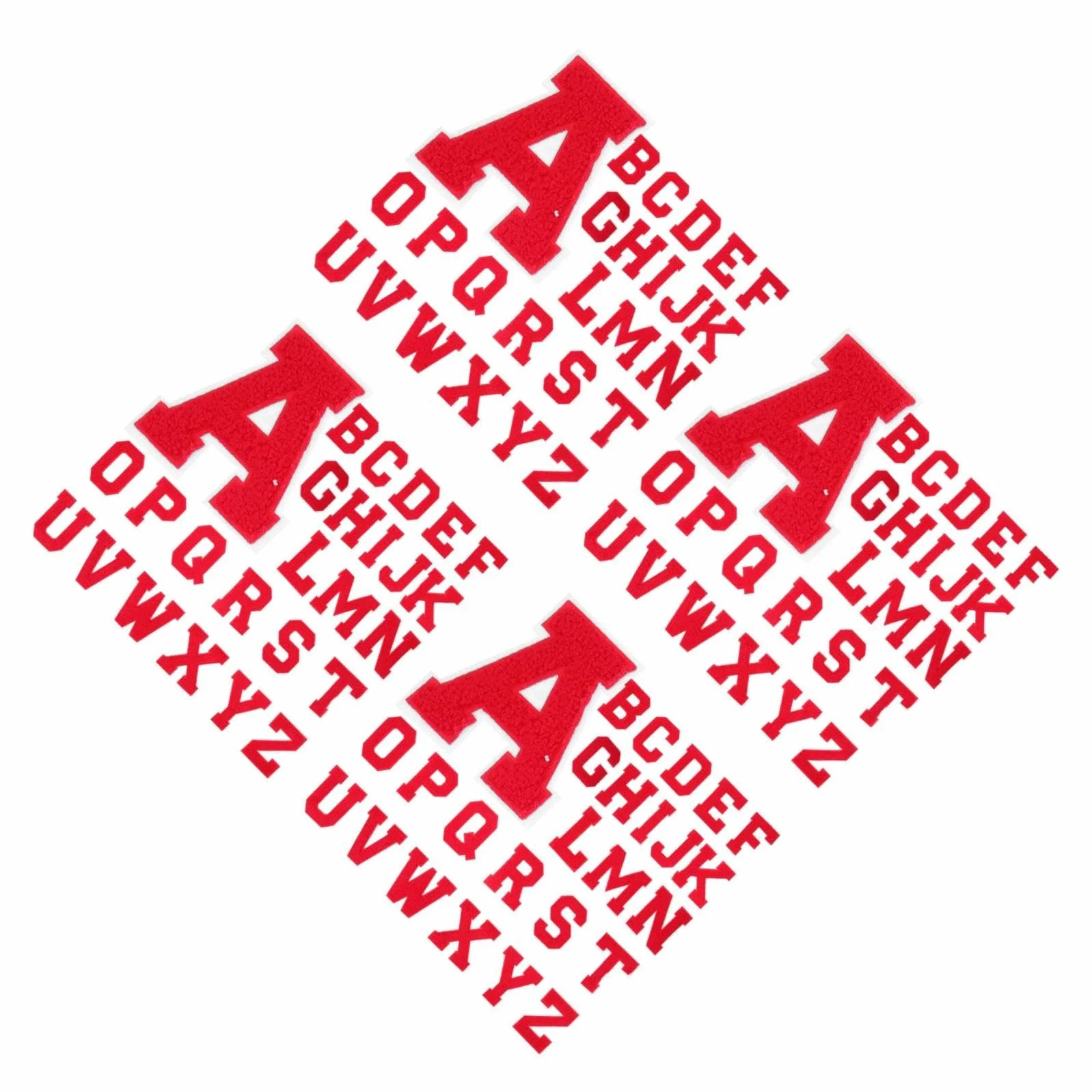 Artibetter Parches De Logotipo Bordados Con Letras Para Ropa Parches De Chenilla Para Coser Con Letras Parches Para Ropa Con Sombreros Chaquetas Adornos 26 piezas x 4