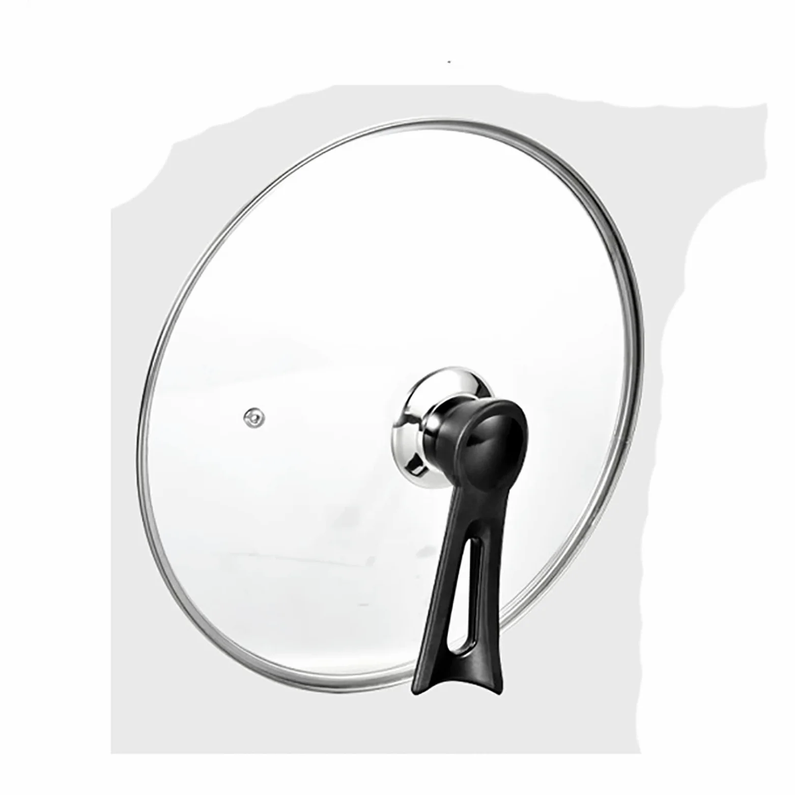 Tapa de sartén/Tapa de Cacerola, Olla de Cocina Visible de Vidrio Templado, Tapa de Repuesto para Cocina, Cubierta (26 cm)