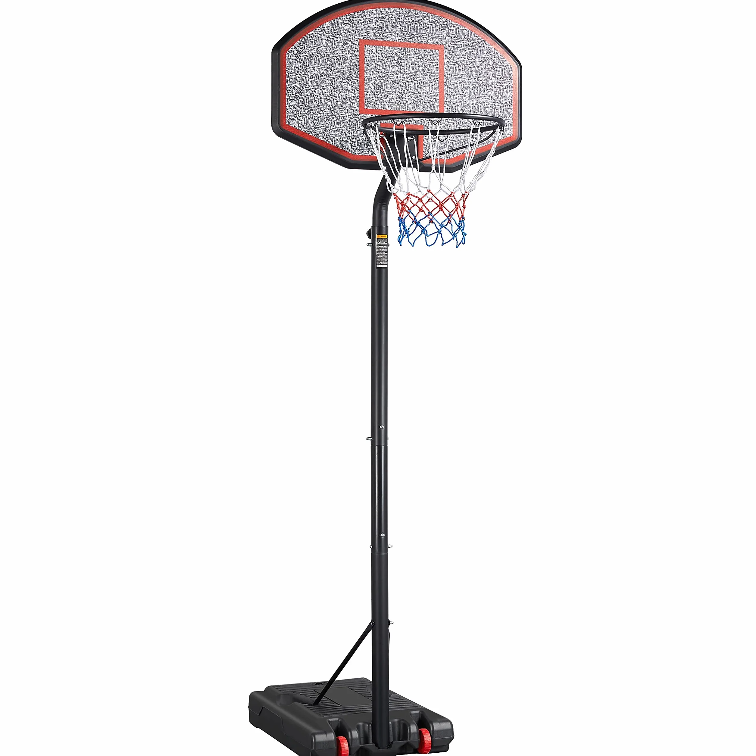 Yaheetech Canasta Baloncesto Exterior Altura Ajustable 304-353 cm Tablero Baloncesto de Pie Adultos Adolescentes