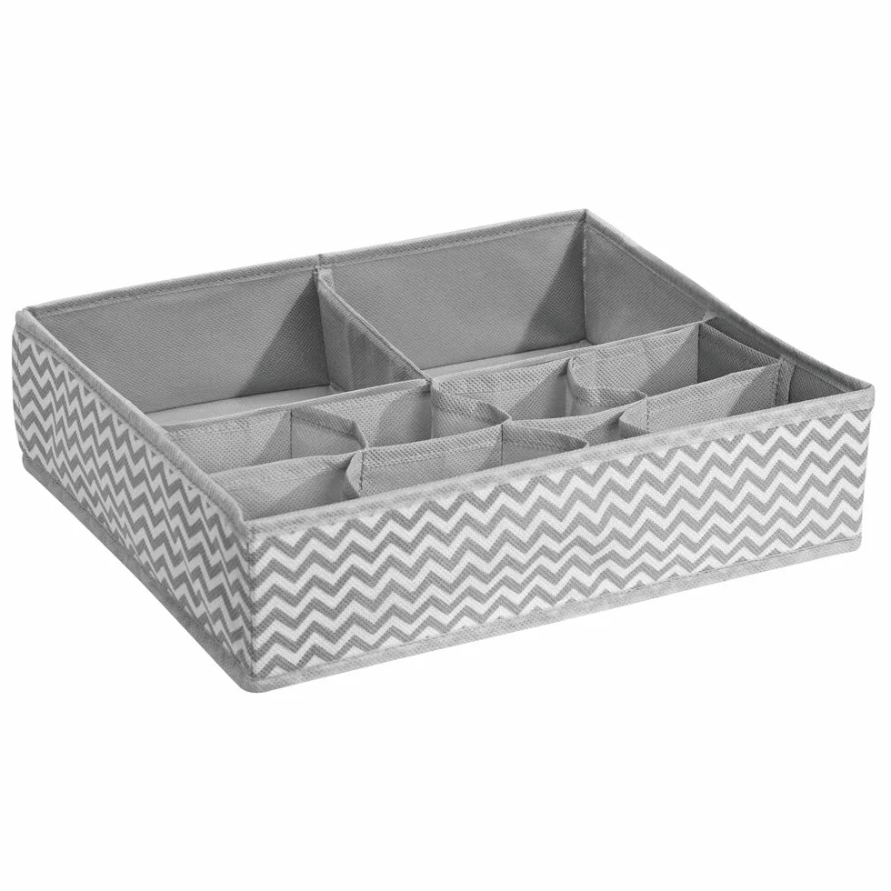 mDesign Caja de almacenamiento para armarios 3 formatos juego de 8