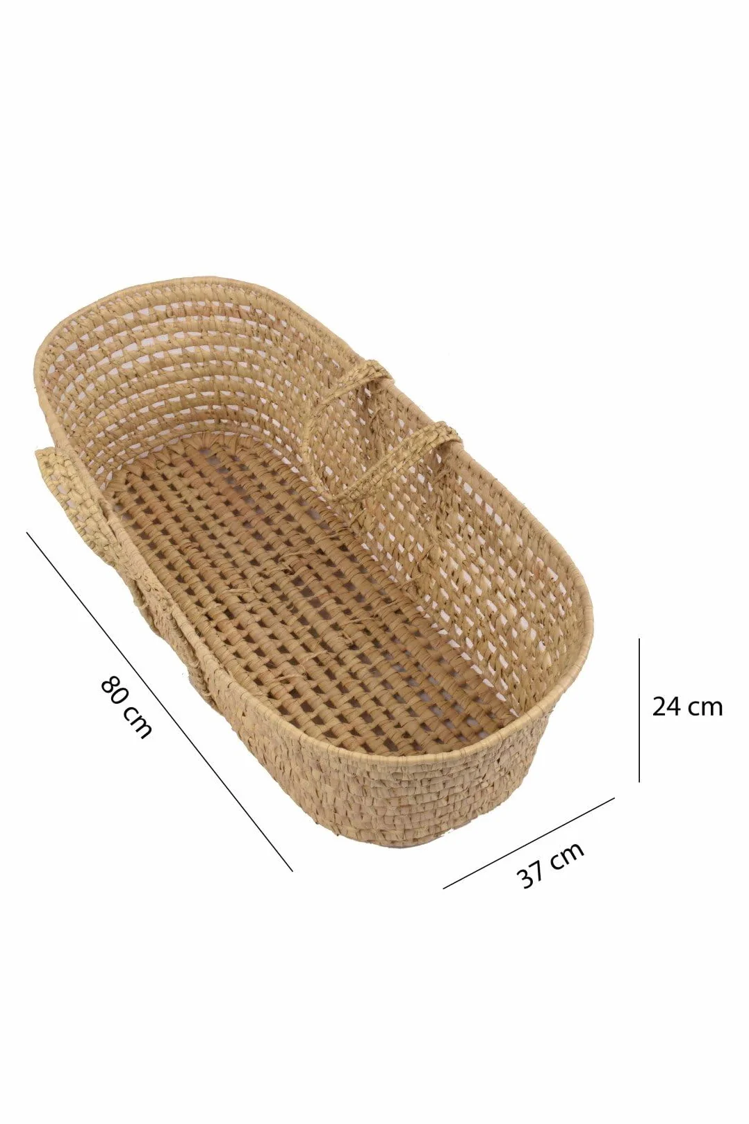 Cesta de Mimbre Almacenaje Multiusos JARDIN202 37x80x24 cm