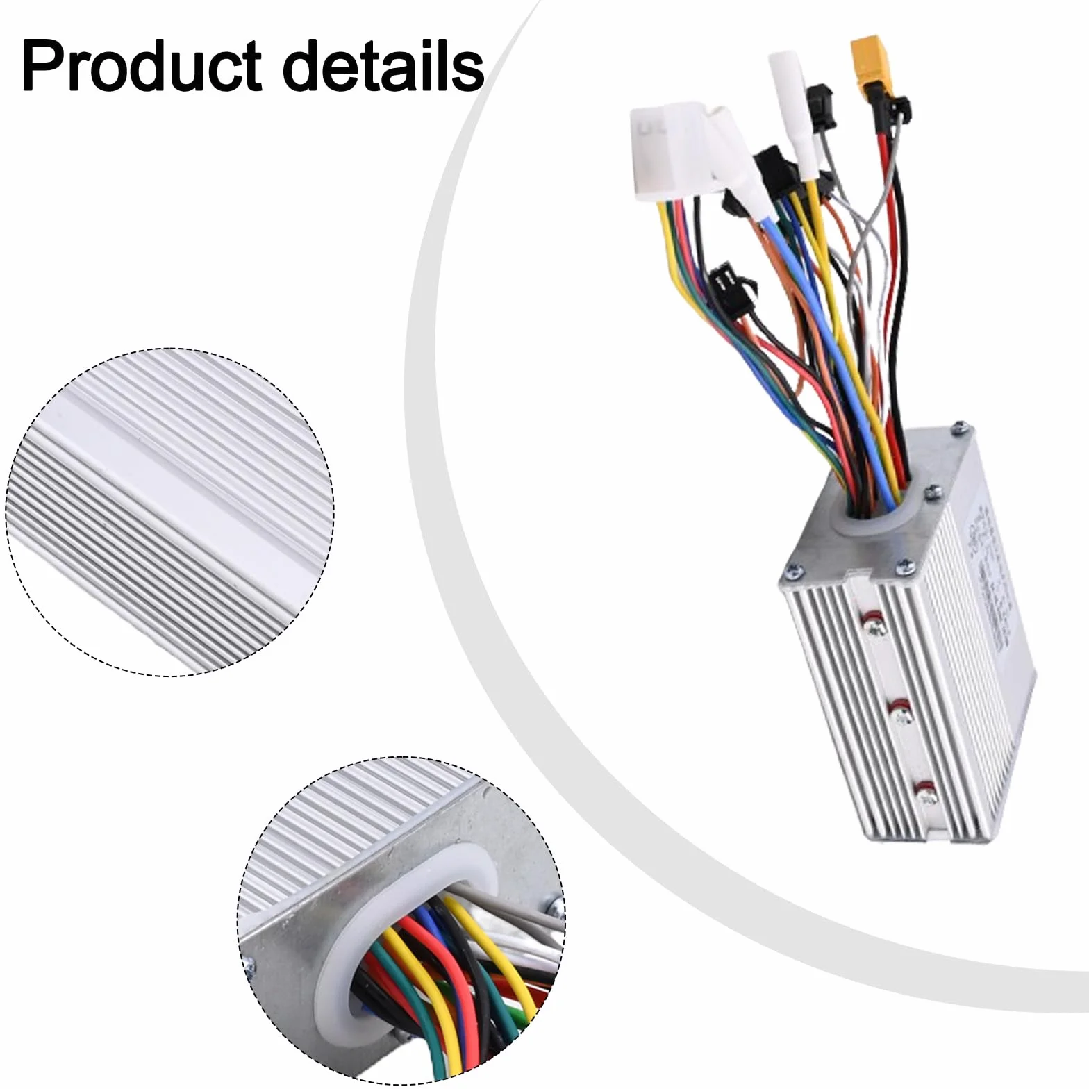 Controlador de Motor DC sin escobillas para Bicicleta Eléctrica 1000W 36V 48V 52V 60V 25A
