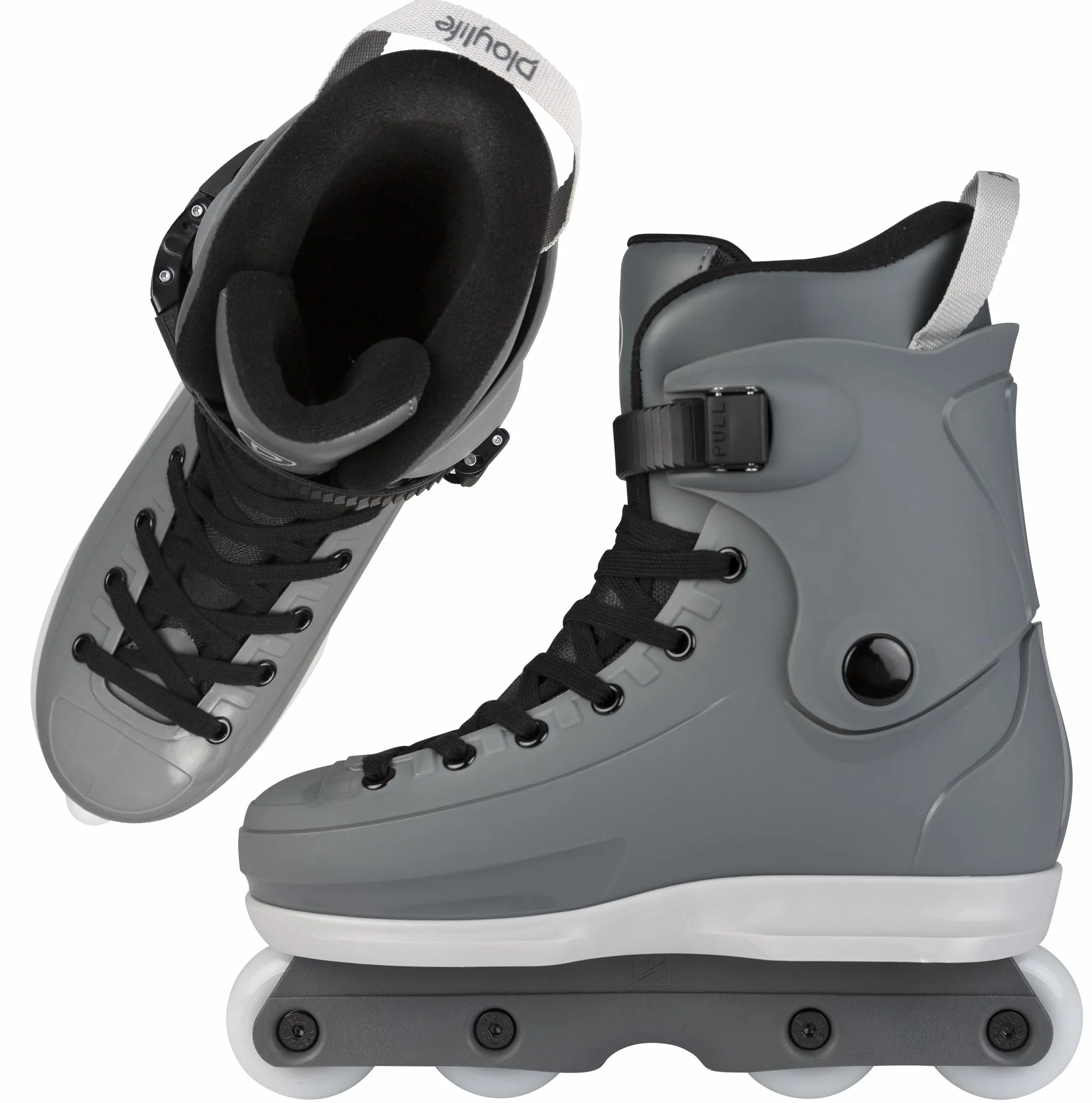 Playlife Aggressive Inline Skate Rave Park Patines en Línea Calle Skatepark Halfpipe Negro Talla 37-46 Ruedas Kizer Fluid V Frame Playlife Basic