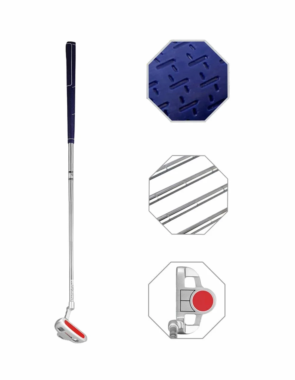 Putter de Golf Junior para Niños y Niñas, Precisión, Principiantes, Hoja, Entrenamiento Deportivo