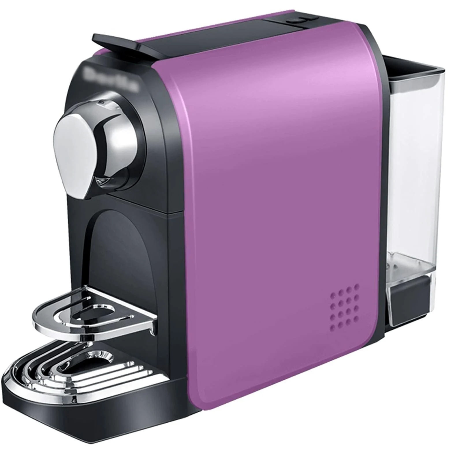 Cafetera Inteligente De Cápsulas para El Hogar Y La Oficina, Totalmente Automática, Pequeña, Portátil, con Una Sola Tecla (Morada)