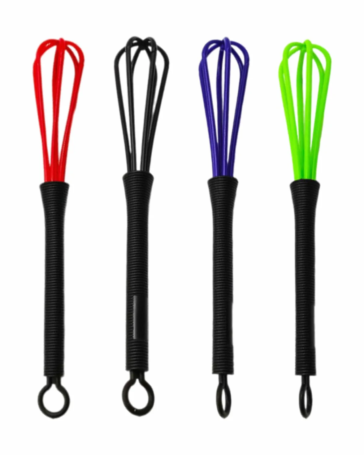Batidor de peluquería, 4 piezas de Accesorios de coloración,plástico Peluquería Peluquería Color de cabello Tinte Crema Batidor Cocina Globo Mezclador Agitador Herramienta