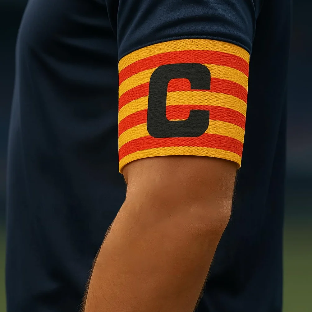 Brazalete de Capitán Senyera Fútbol Adulto Catalunya