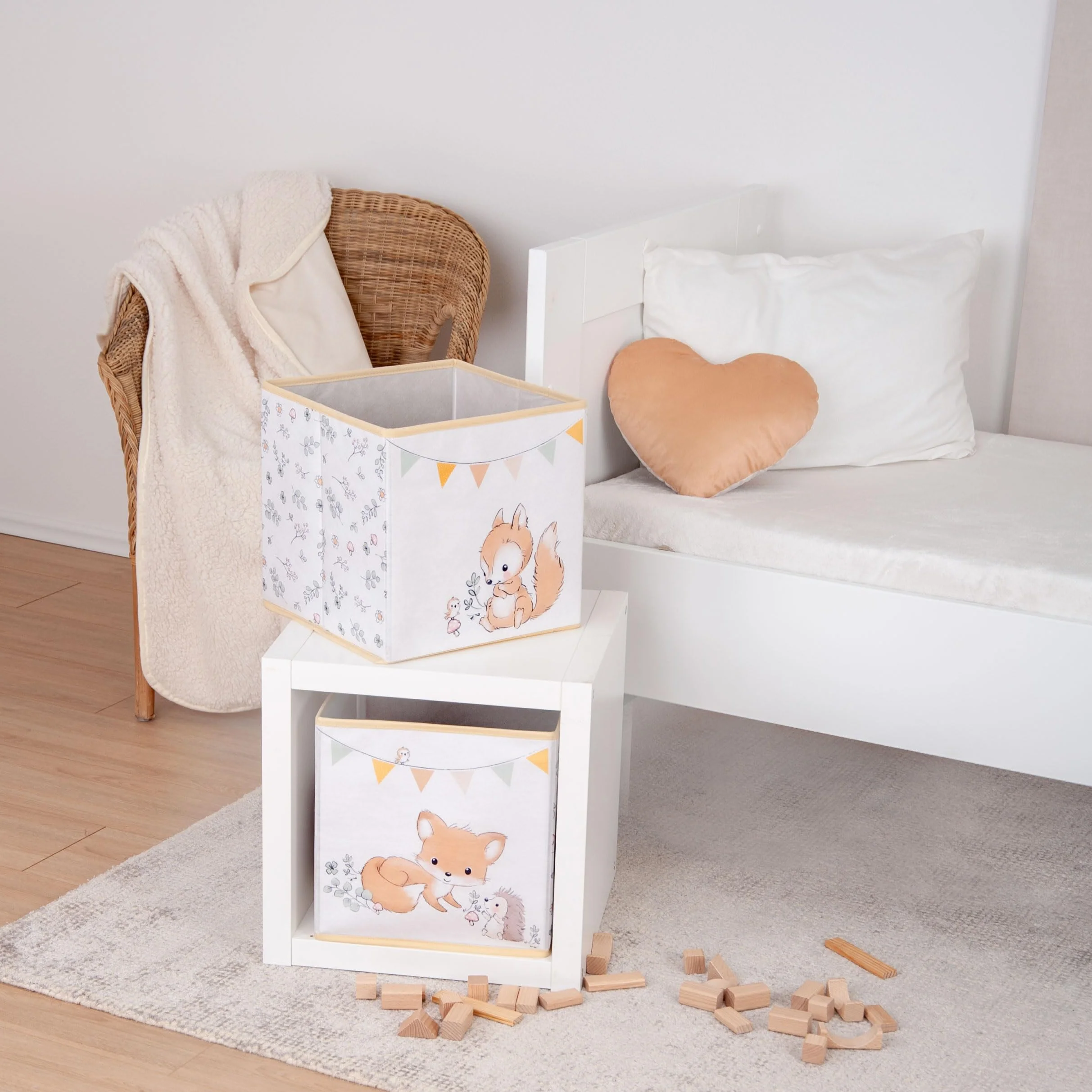 Herding Caja de almacenamiento polipropileno 30 x 30 x 30 cm multicolor