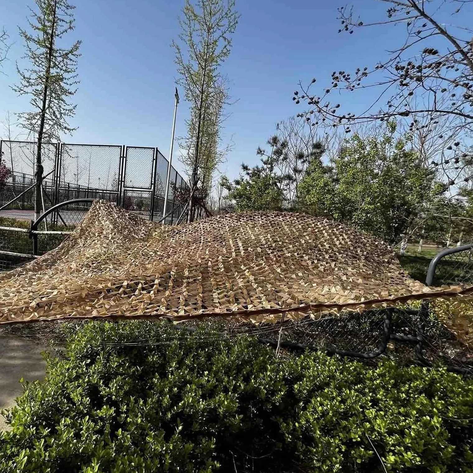 Red De Camuflaje Militar Reforzada Malla De Sombra Caza 2x2m 2x6m 3x5m