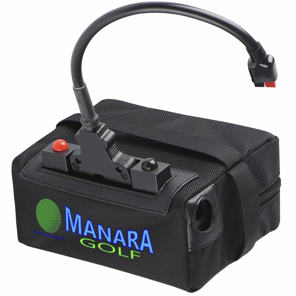 MNS2G Carro Electrico de Golf 18 AH Negro Bateria Litio Cargador