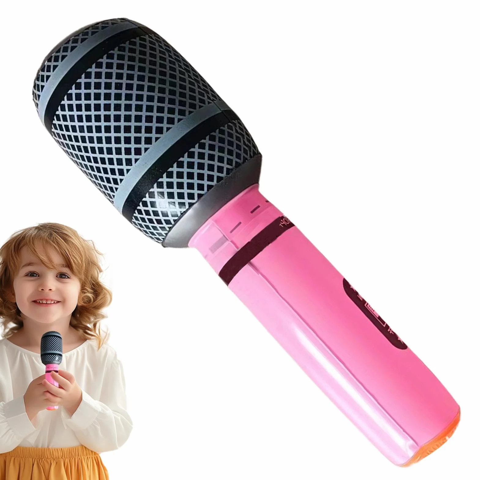 Micrófono Globo, micrófono Inflable - Variados explotan Accesorios de micrófono,Decoración de Actividades de Canto livianas para Concierto Musical
