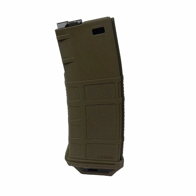 Genérico Cargador Mid-Cap B9, 250 BBS, Alimentación Rápida, FDE Tan, Compatible con M4/M16