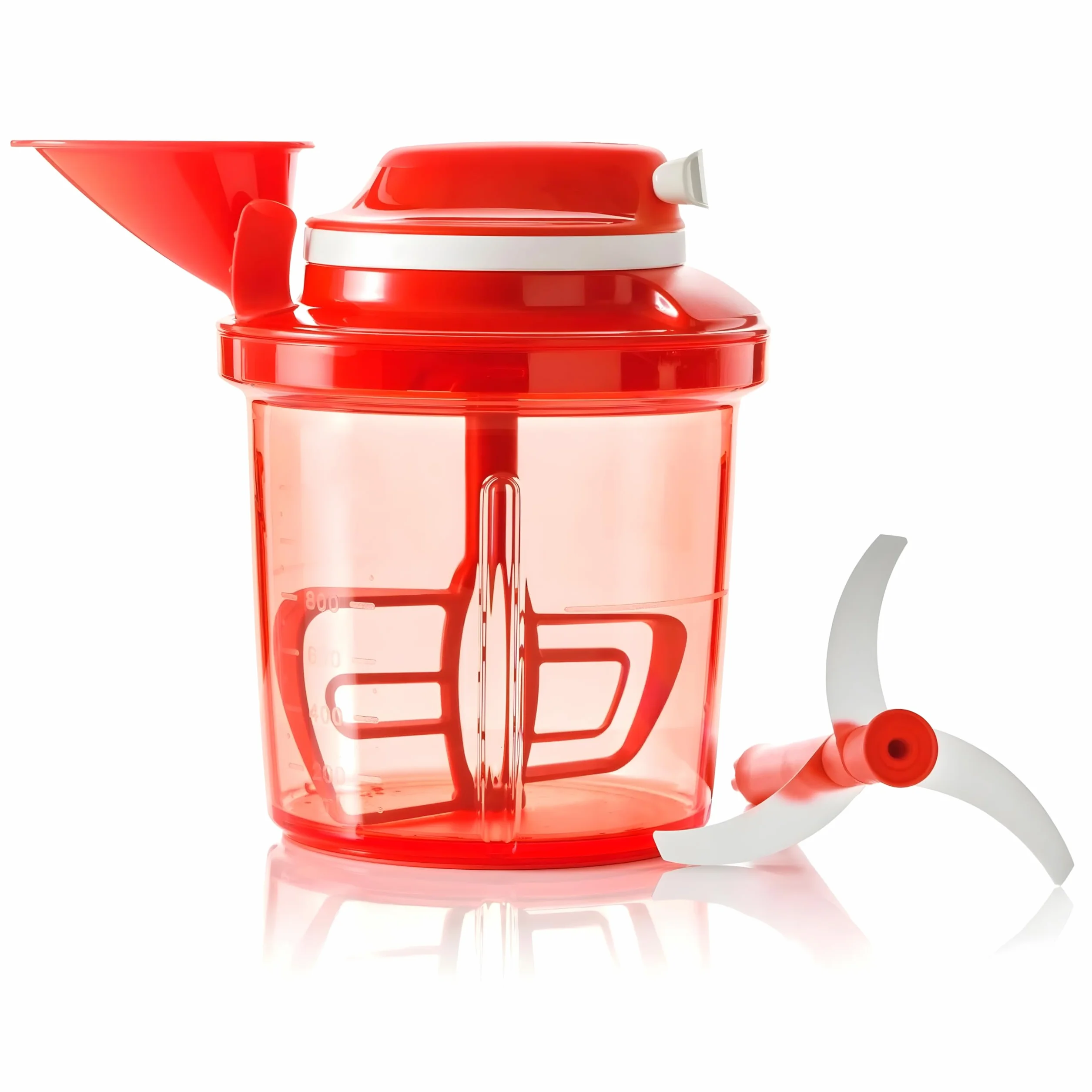 Tupperware Chef Extra-Chef Supersonic - Picador (1,35 L), color rojo