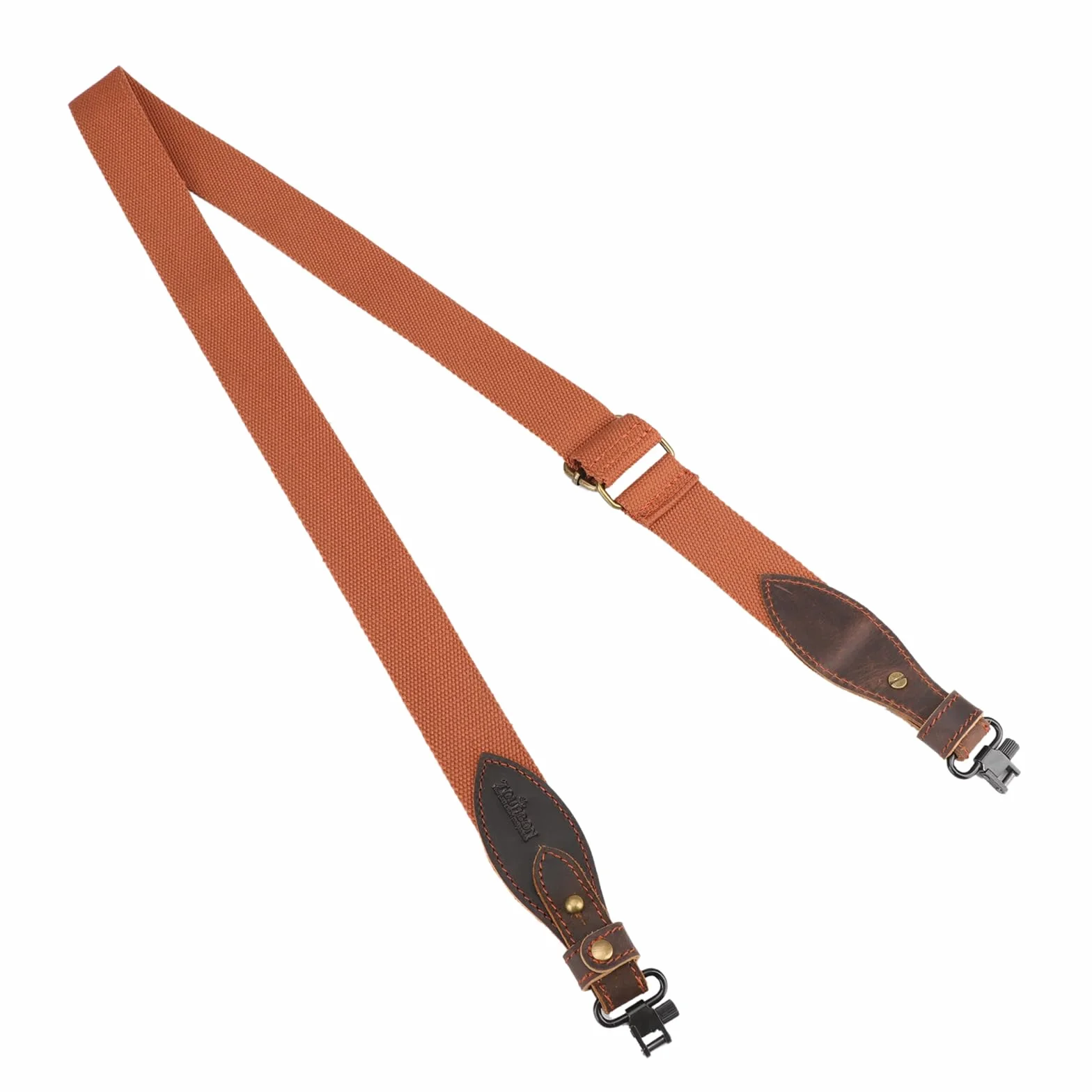 TOURBON Correa Ajustable para Rifle de 1,5 Pulgadas Cuero Caza Tiro