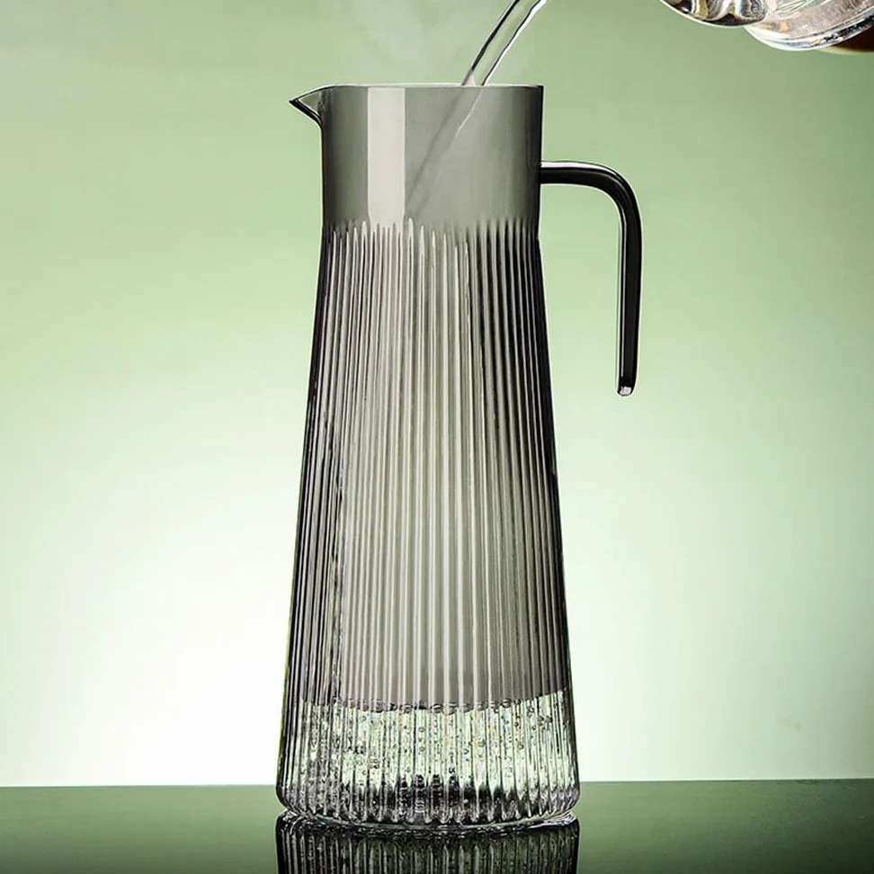 Jarra Jarra de agua fría, jarra jugo acrílico | Jarra de agua transparente con filtro(Pequeño)