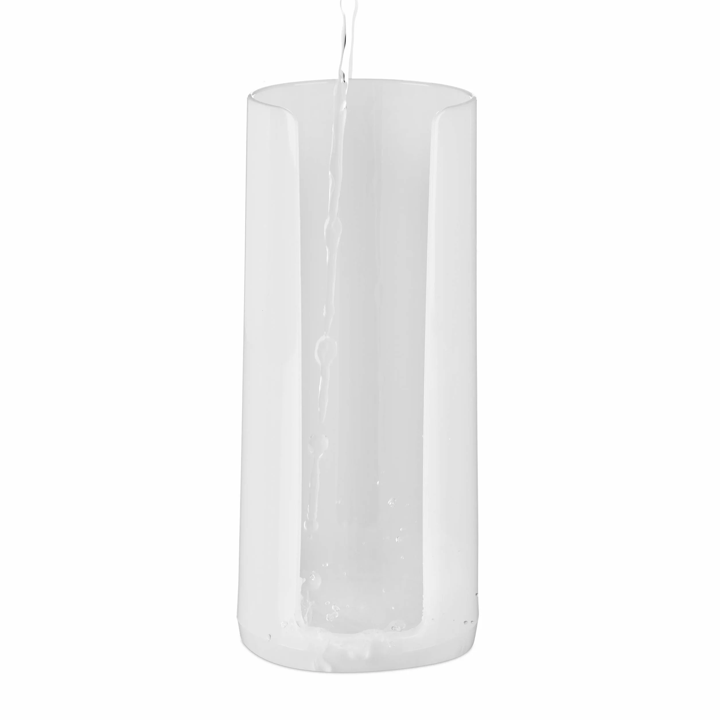Relaxdays Pack de 2 Dispensadores Algodón con Tapa, 20 x 7 cm Acrílico, Blanco