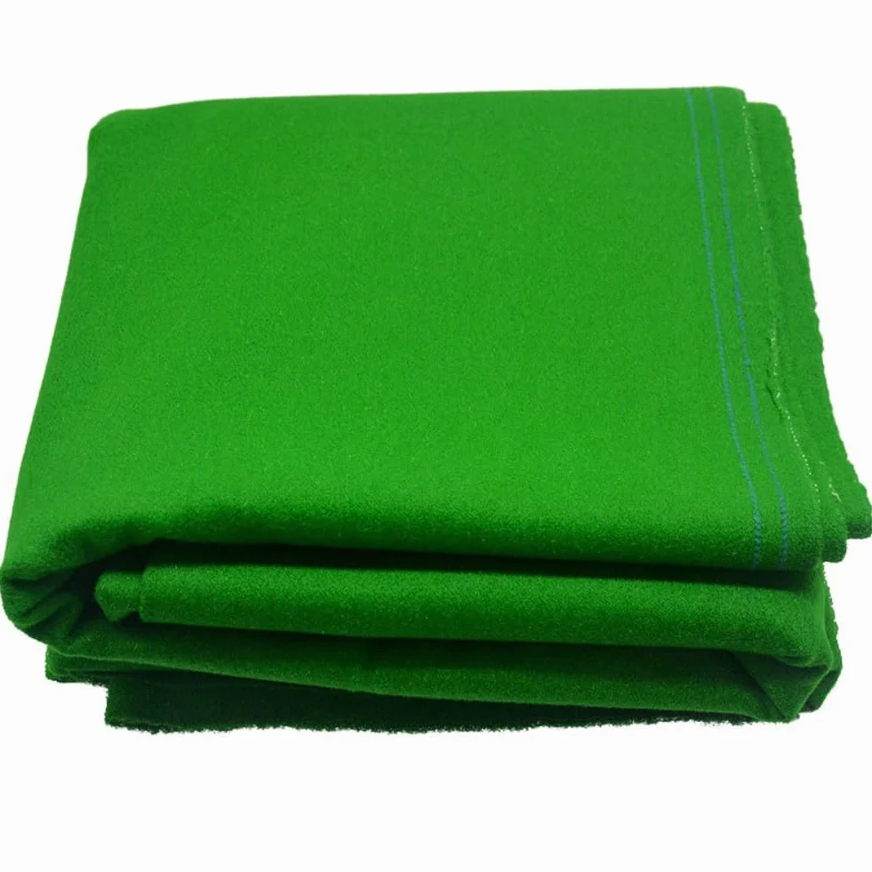 Mantel de fieltro para mesa de billar 9x5 pies, verde, suave, resistente
