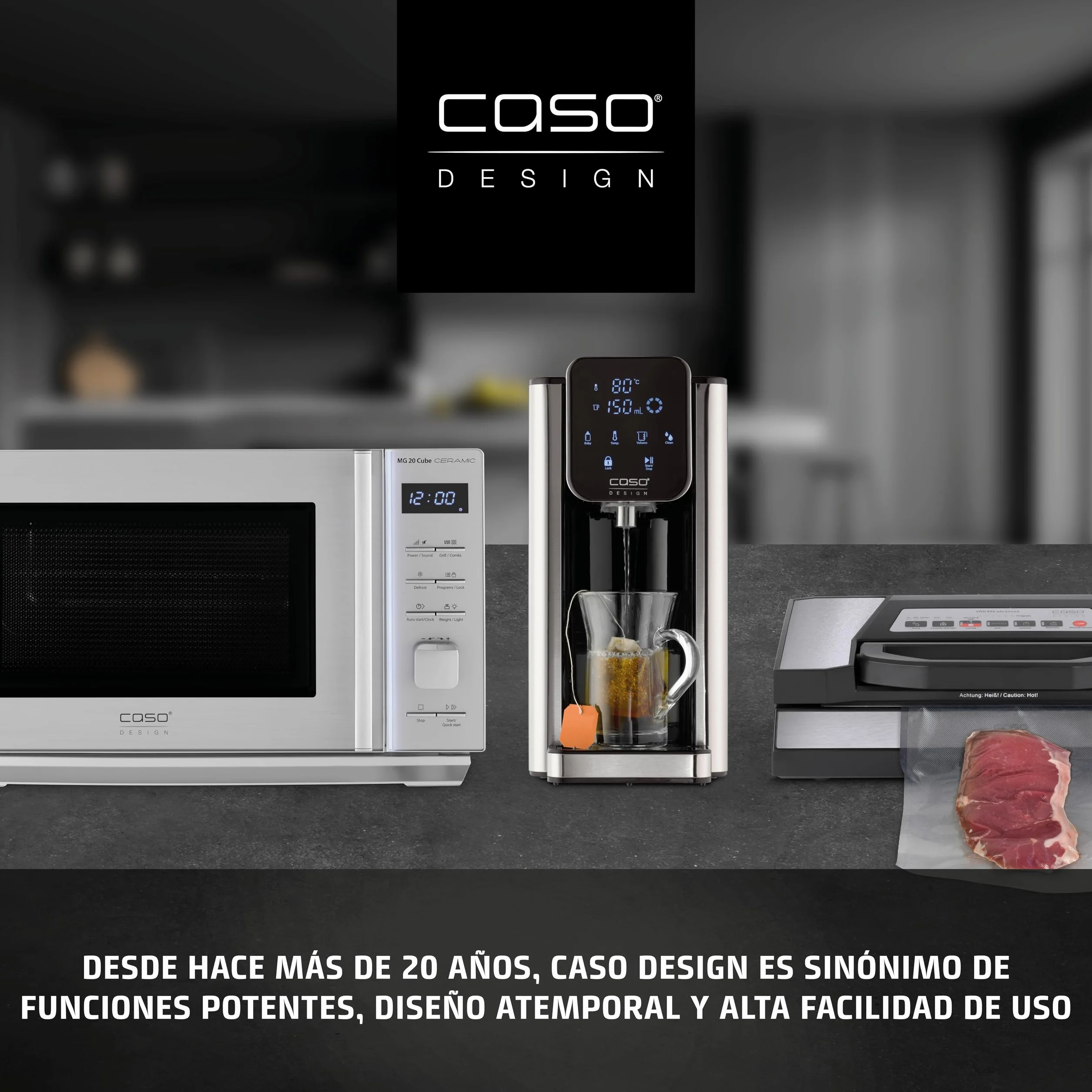 CASO CP 400 Lift - Exprimidor Eléctrico con cono universal para Naranjas y Cítricos, 300W, antisalpicaduras, alta extracción de zumo, pies con ventosa, libre de BPA, apto para lavavajillas,