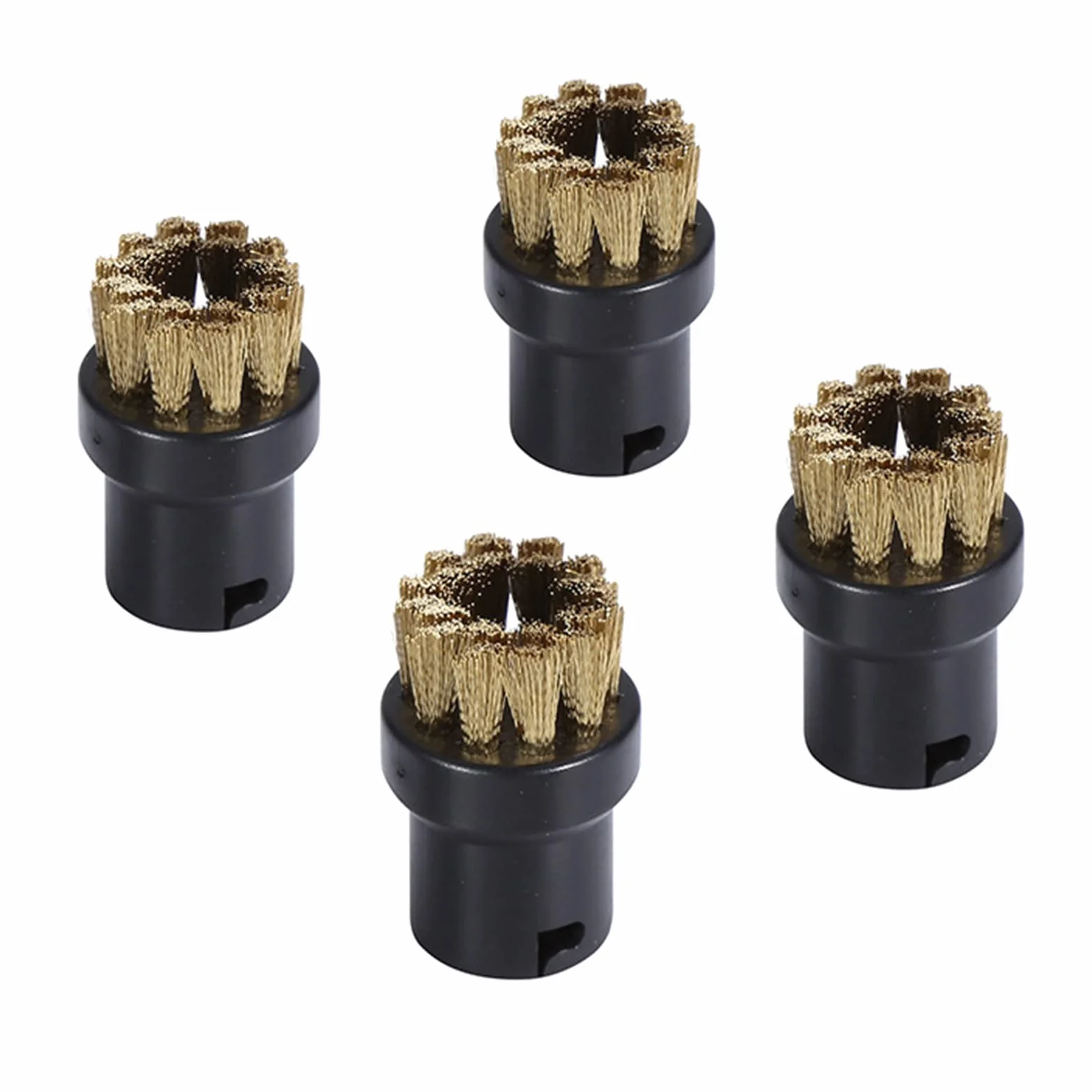 Limpieza a Vapor Accesorios, 4 Piezas Accesorios para limpiadores de Vapor Cepillo Redondo de limpieza a Vapor Boquillas Sustituibles para limpiadores de Vapor SC1 SC2 SC3 SC4 SC5 SC6 SC7