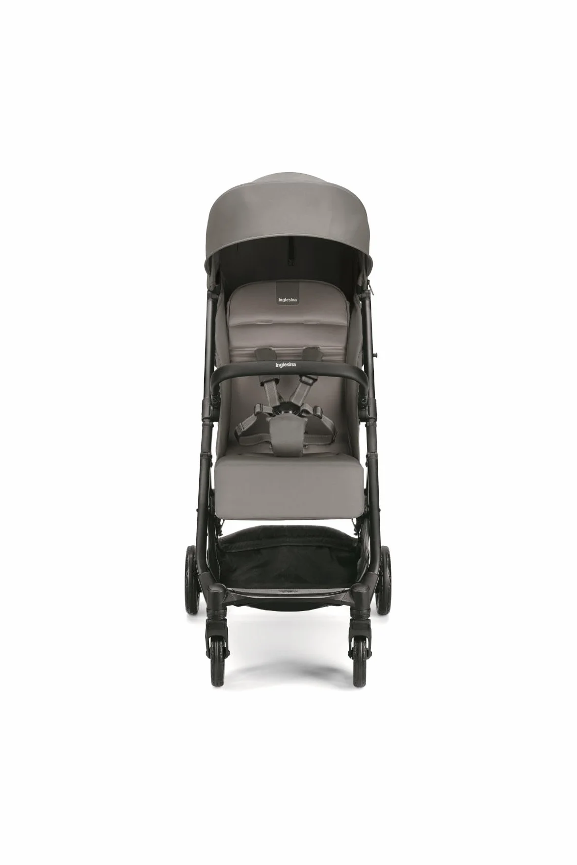 Inglesina NOW Silla de Paseo Compacta Ligera 7,2 kg, Cierre Automático One Touch, Respaldo Reclinable 170°, Capota UPF 50+, desde Nacimiento hasta 22 kg, Snap Grey