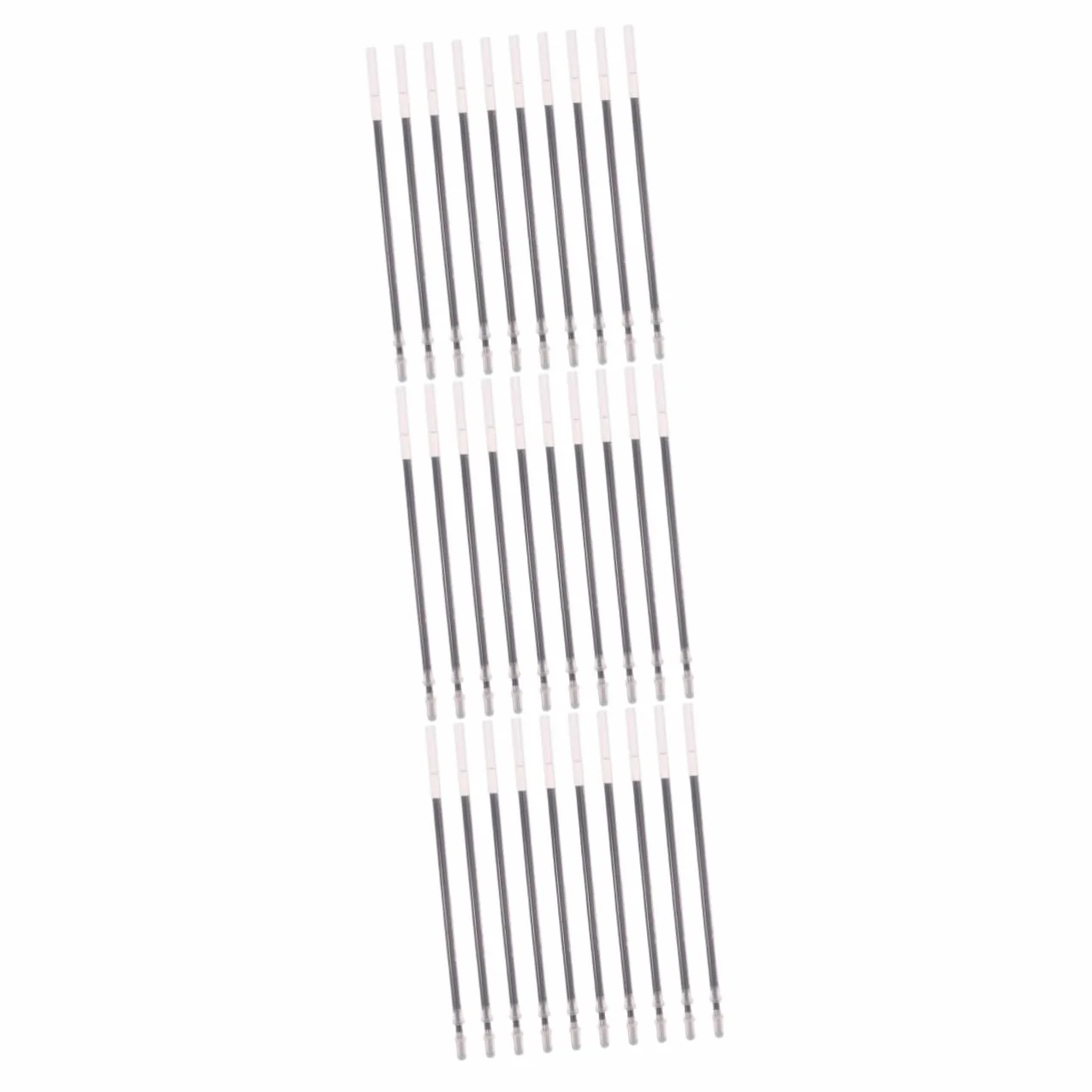 300piezas Bolígrafos De Tela Borrables Calor Recargas De Marcadores De Fabricación Para Sastres y Manualidades Tinta Desaparece Calor Para Acolchado y Confección Negro