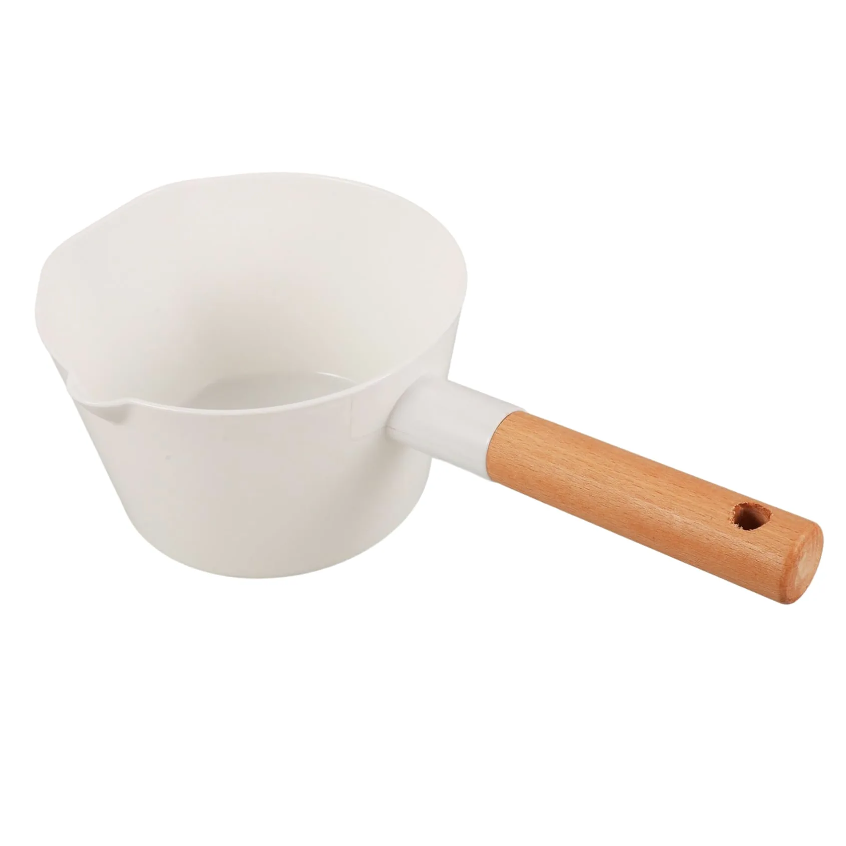 LABRIMP 2piezas Cucharón De Madera De Mango Para Cocina y Baño Para Agua y Lavar Verduras Utensilio Ecológico y Gran Capacidad Doméstico y Restaurantes