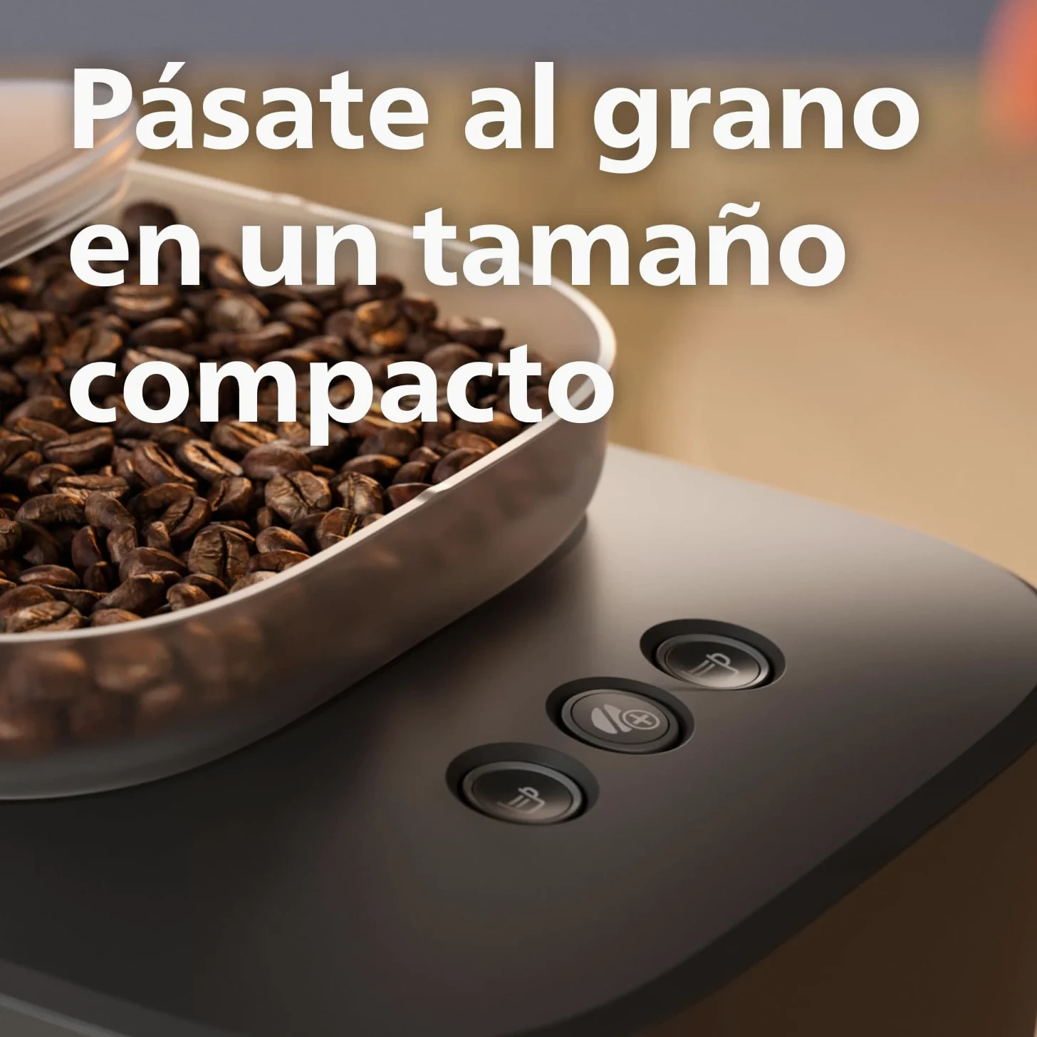PHILIPS Baristina Cafetera Espresso Molienda, Prensado y Preparación Automáticos, 16 Bares, Espresso, Lungo, Tamaño Compacto, Negro con Portafiltro Negro, Cafetera con Molinillo BAR305/60