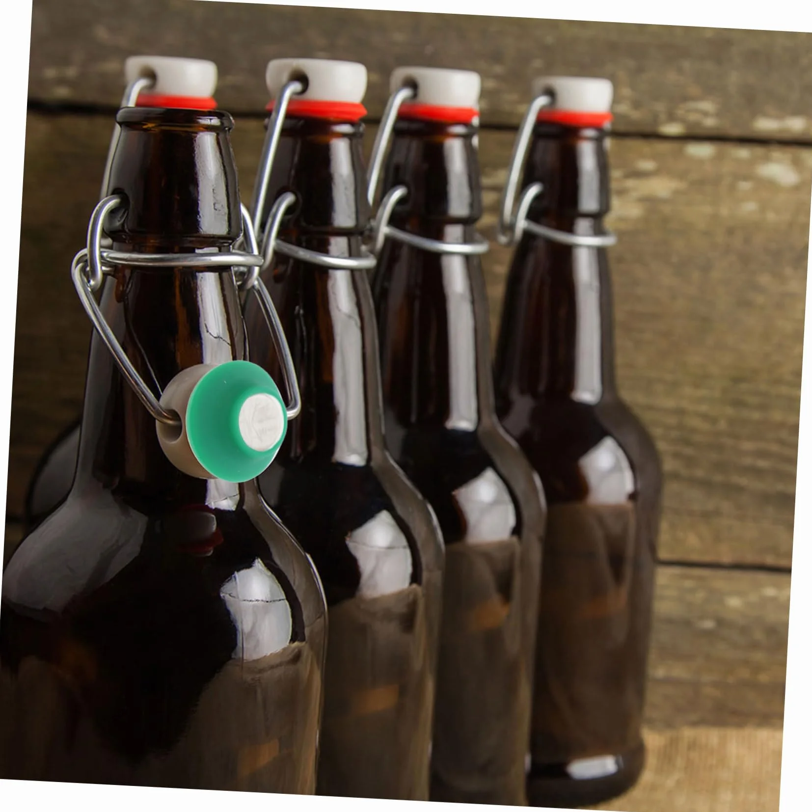 Genérico Juntas De Silicona Para Botellas De Vidrio Tapas Abatibles 12 Piezas Hermético De Goma Reemplazo Para Botellas De Agua Uso Doméstico Aire Libre Juego De Almohadillas