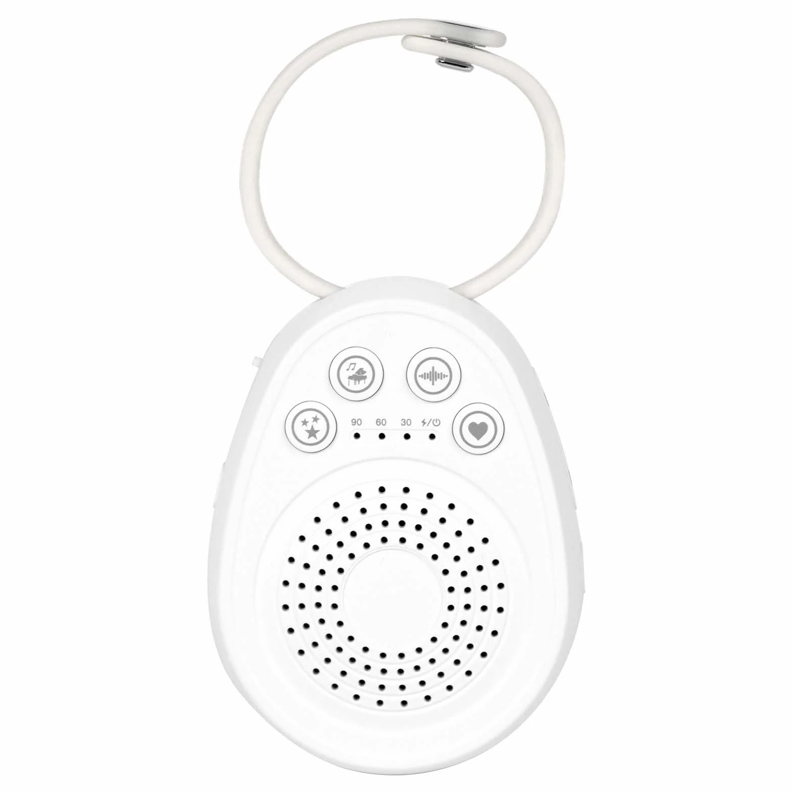 Máquina de Ruido Blanco Portátil Recargable 20 Sonidos Relajantes 1000mAh Temporizador para Dormir