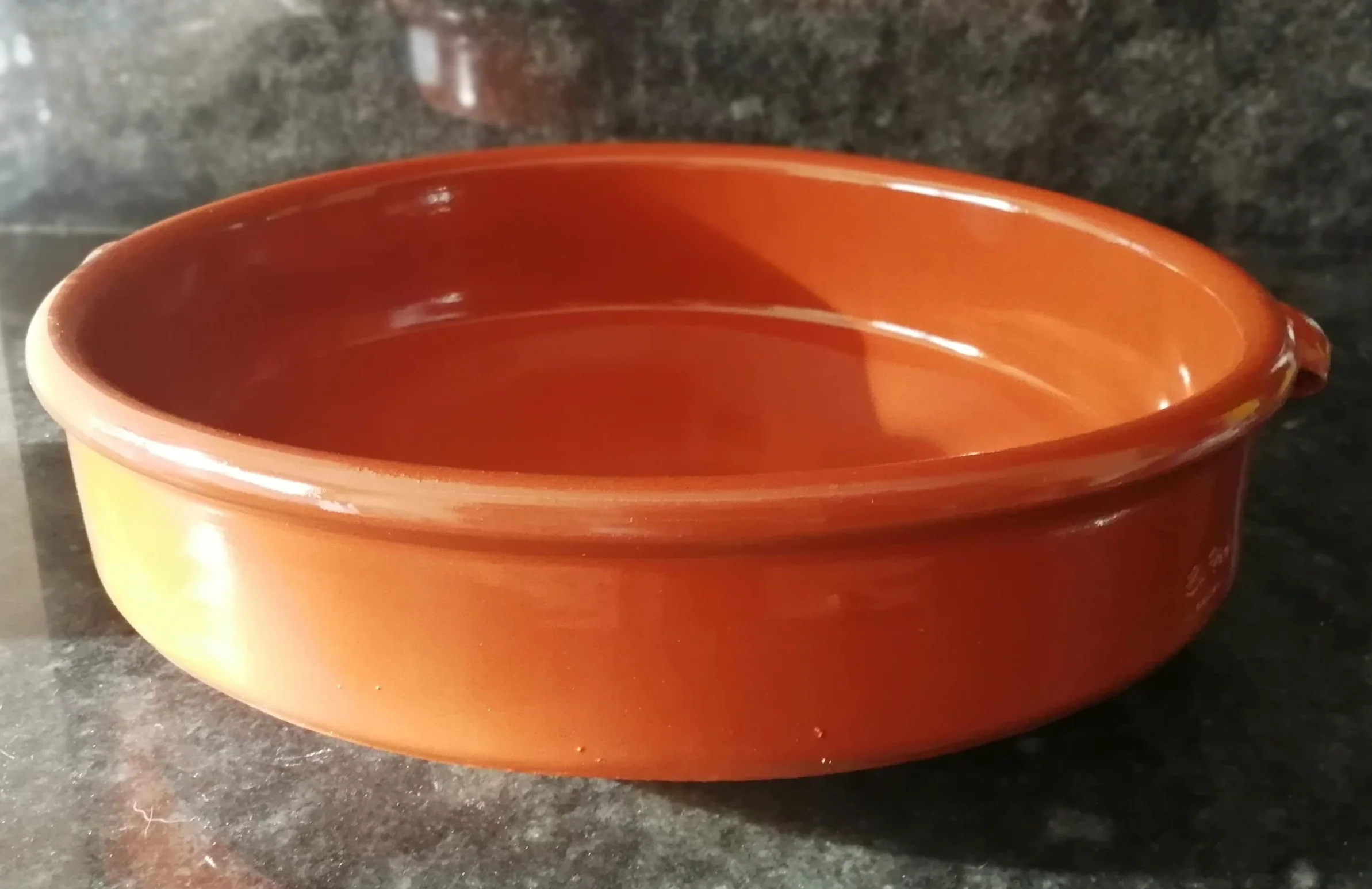 CAZUELA PARA COCINAR GRANDE FABRICADA ARTESANALMENTE. De barro. Hecho a mano por artesanos de España. "ENVÍO GRATIS" (36CM)