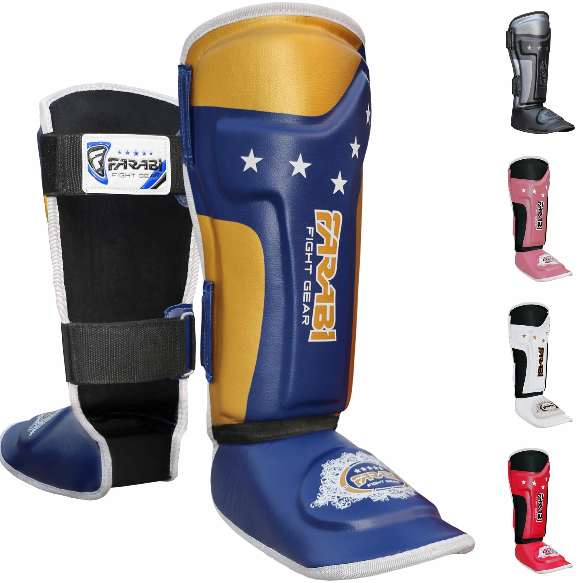 Mytra Fusion Niños Espinilleras Kick Boxing MMA Muay Thai Shin Instep Protection