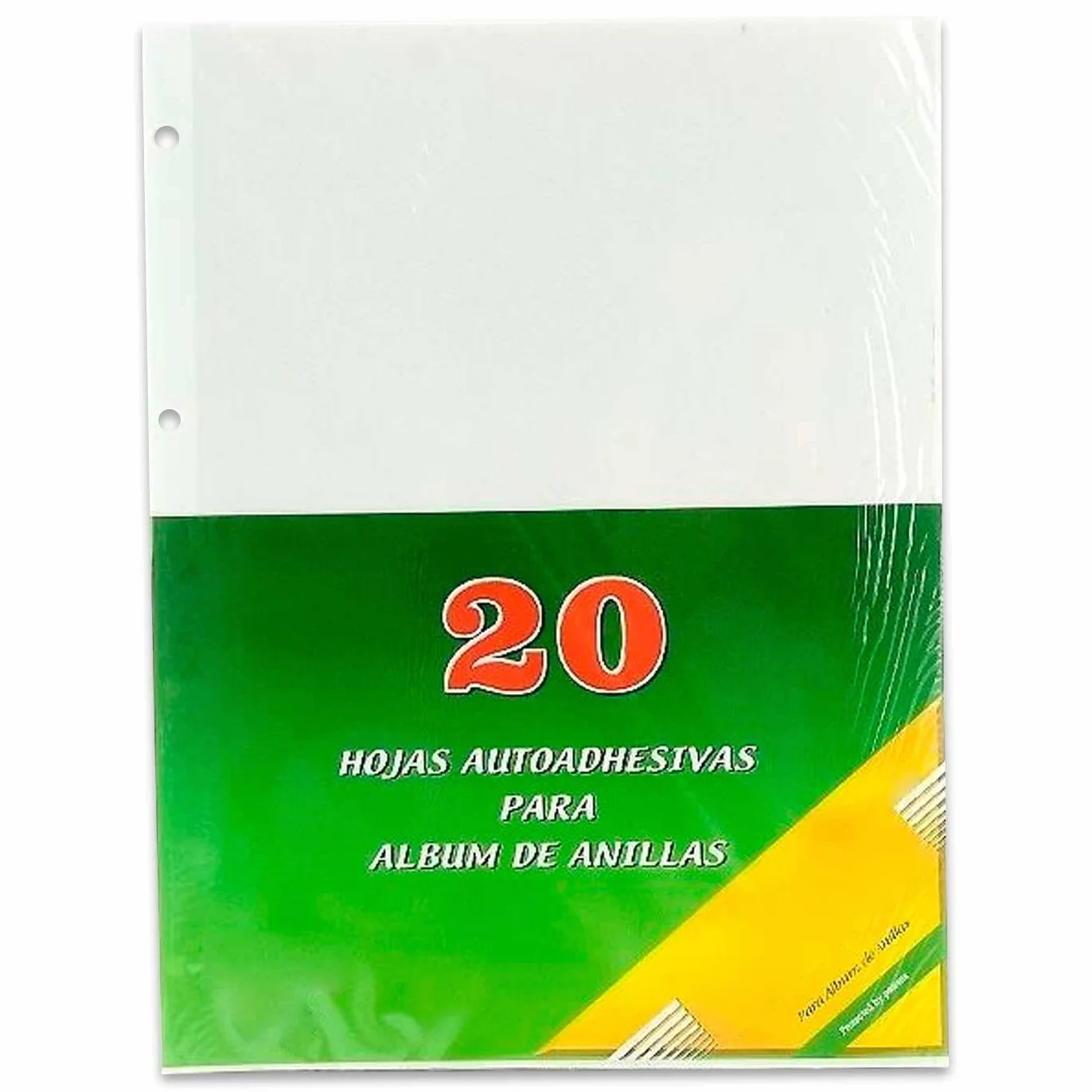 Tradineur - Pack de 2 Paquetes de 20 Hojas Adhesivas para álbum fotográfico - 23,5 x 31 cm - Ideal para Guardar Todas Tus Fotos e inmortaliza Momentos.