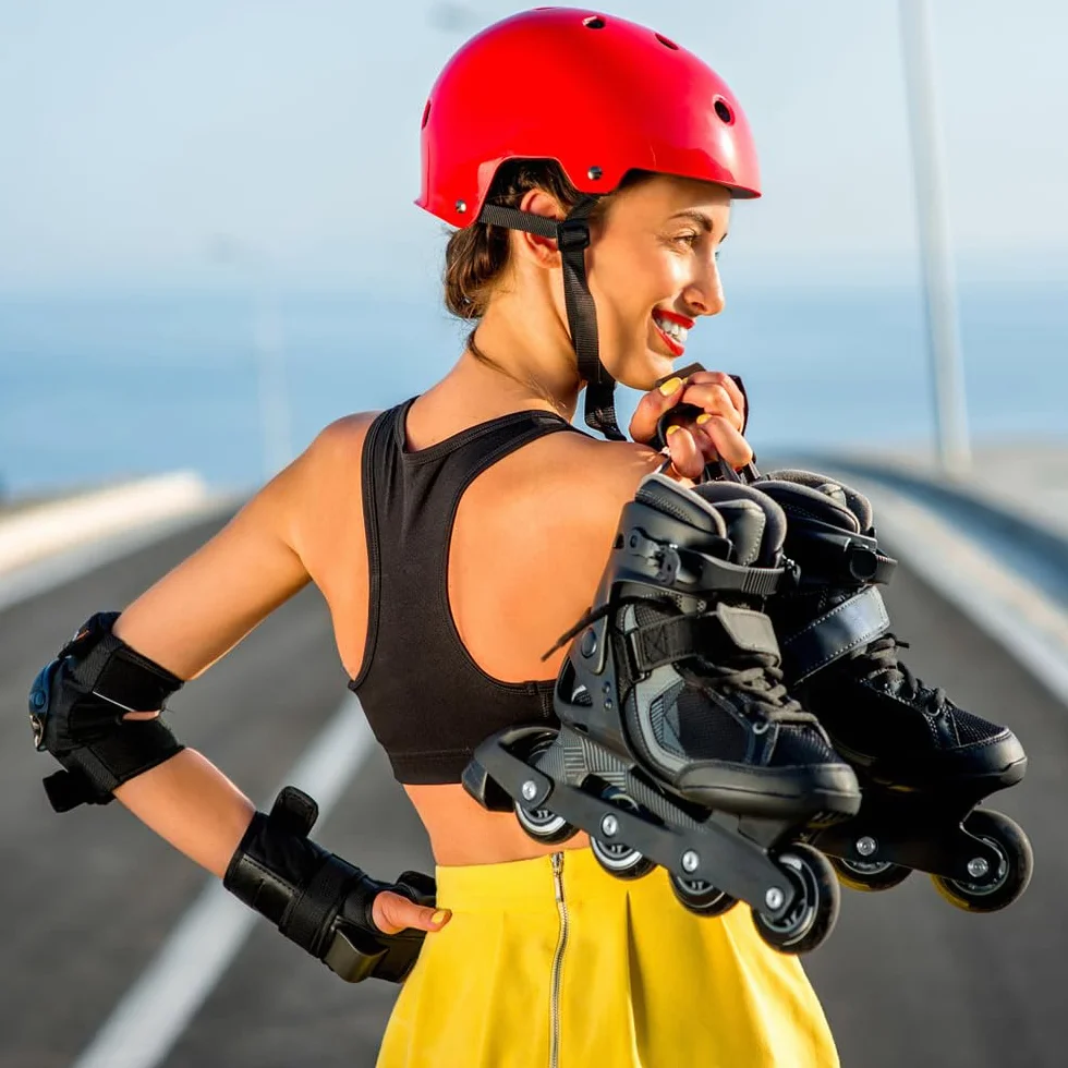 Frenos para Patines en Línea, 4 Unidades de Freno Trasero TPR